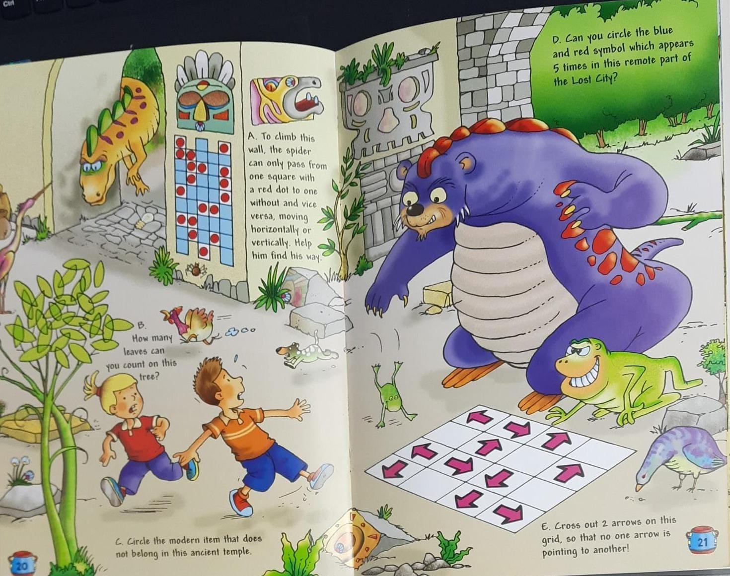 Lost City Games And Puzzles - Fun Activity Puzzle Book - Spectrawide Bookstore