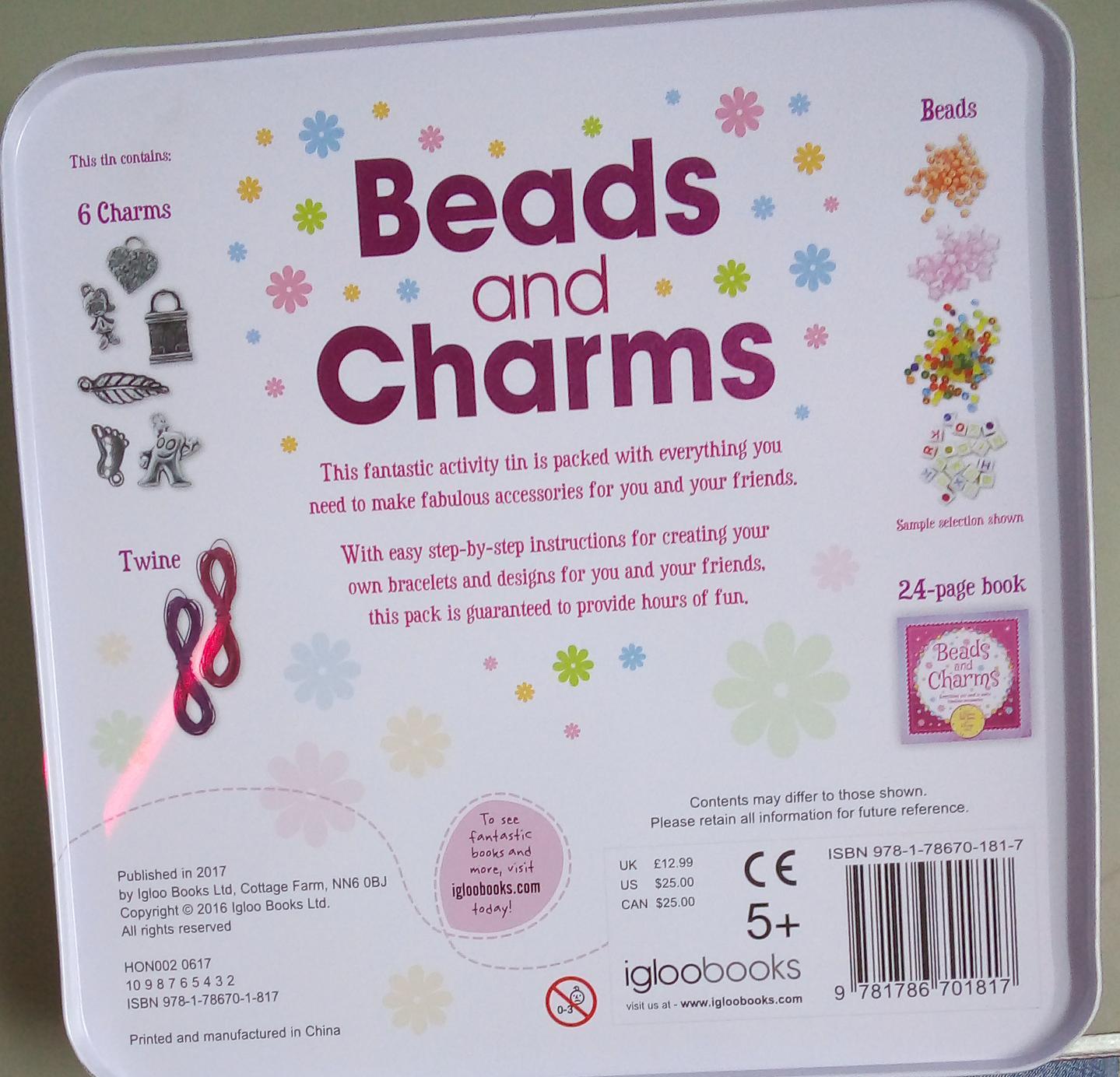 Beads & Charms - Tin Box Set - Spectrawide Bookstore