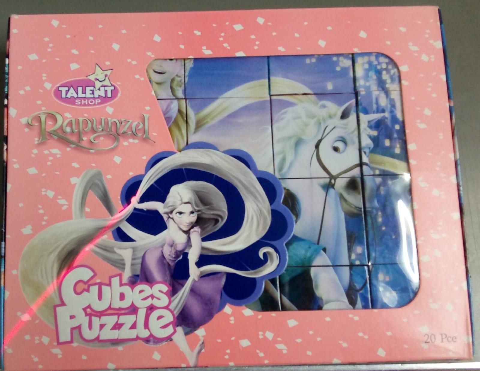 Walt Disney Rapunzel- Talent Shop - Cubes Puzzle - Spectrawide Bookstore