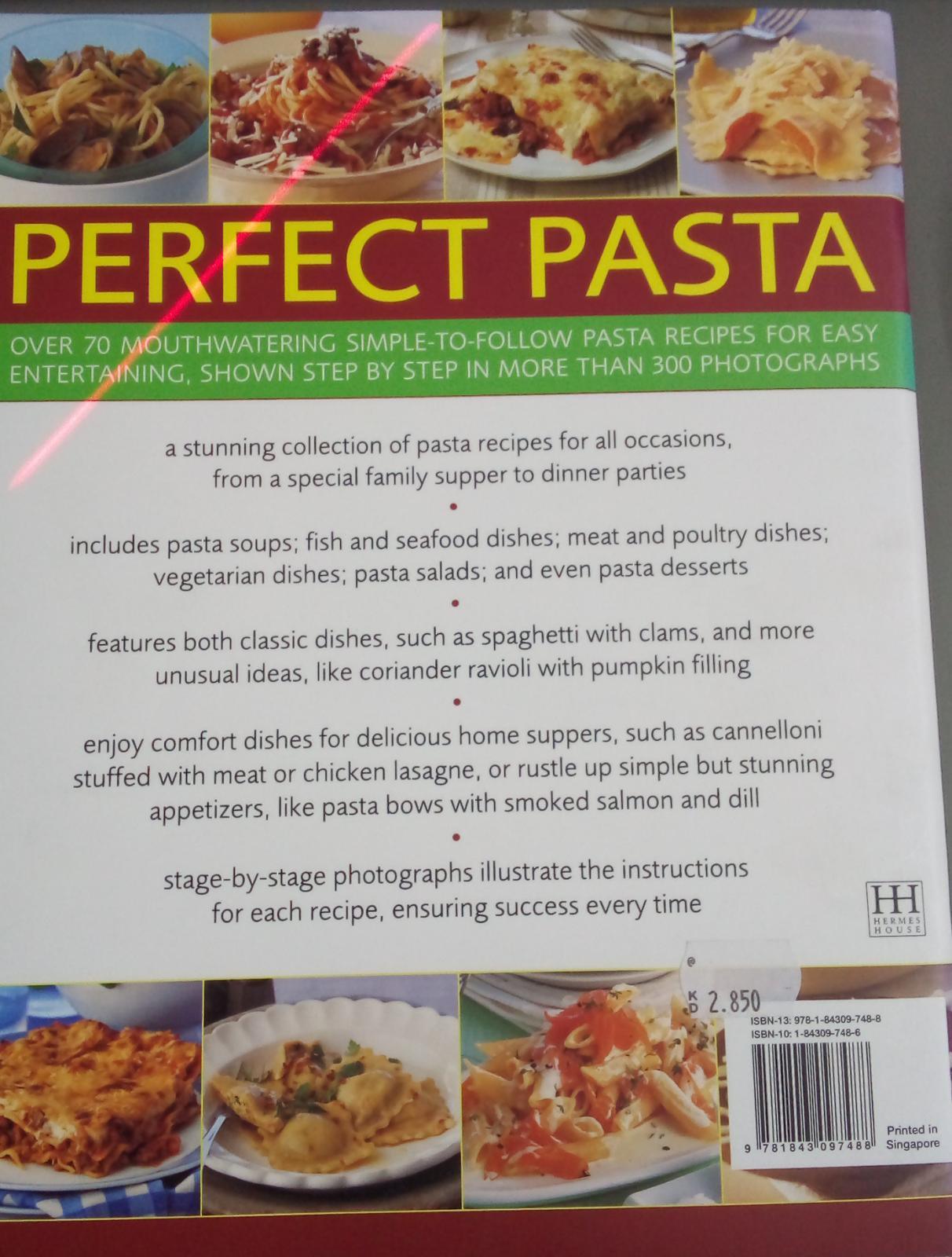 Perfect Pasta - Cook Book - Spectrawide Bookstore