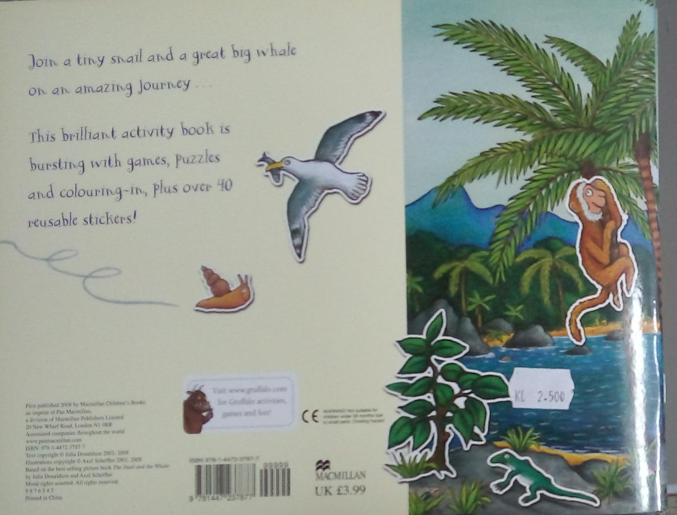 The Snail And The Whale Activity Book - Packed With Games, Puzzles and Colouring-in - Spectrawide Bookstore