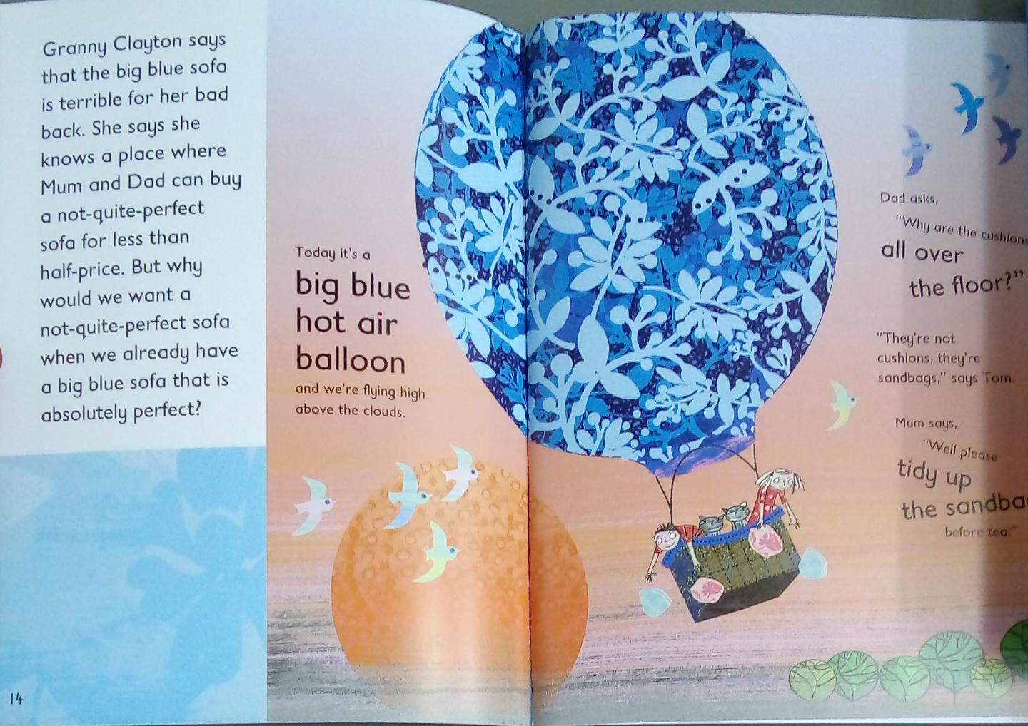 Time To Read - Our Big Blue Sofa - Spectrawide Bookstore