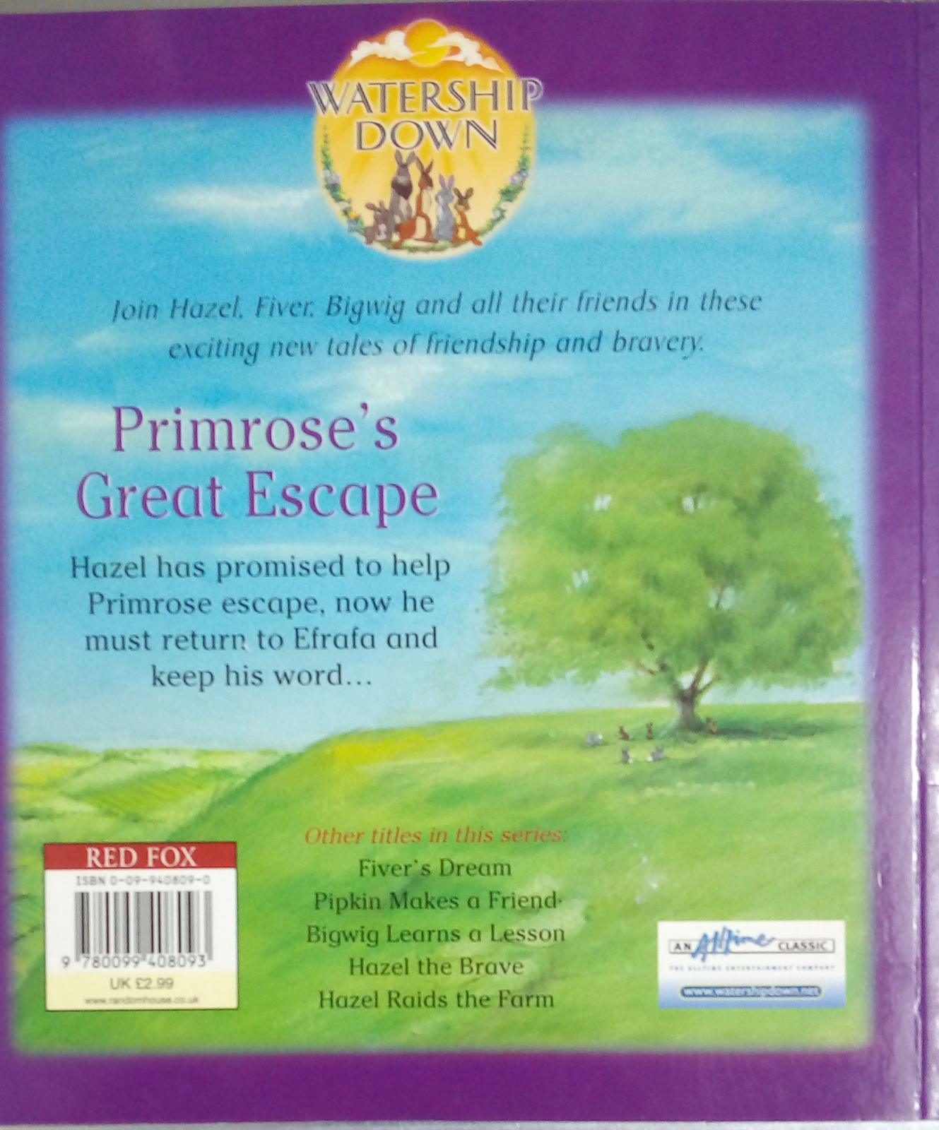 Watership Down - Primrose's Great Escape - Spectrawide Bookstore