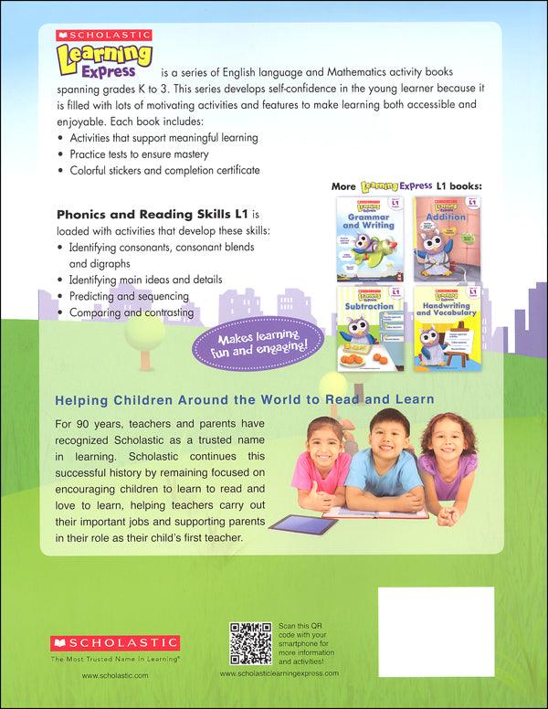 Scholastic Learning Express Level 1 English: Phonics And Reading Skills - Spectrawide Bookstore