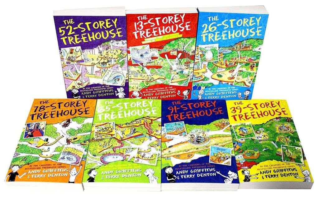 Andy Griffiths the Treehouse 7 Books Collection(13 Storey, 26 Storey, 39 Storey, 52 Storey, 65 Storey, 78 Storey & 91 Storey Treehouse - Spectrawide Bookstore