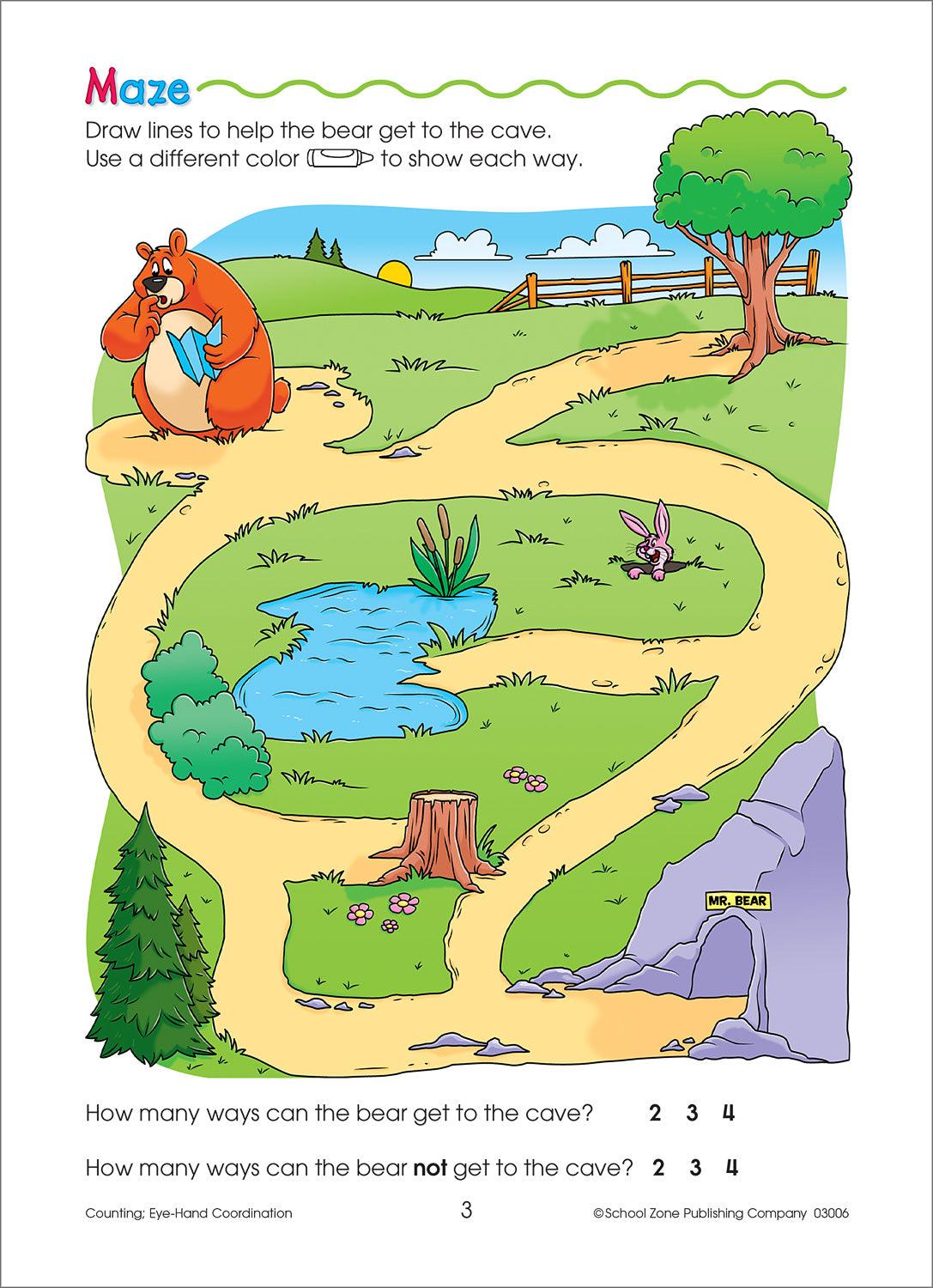 School Zone Numbers Fun! Write & Reuse Ages 5-6 - Spectrawide Bookstore