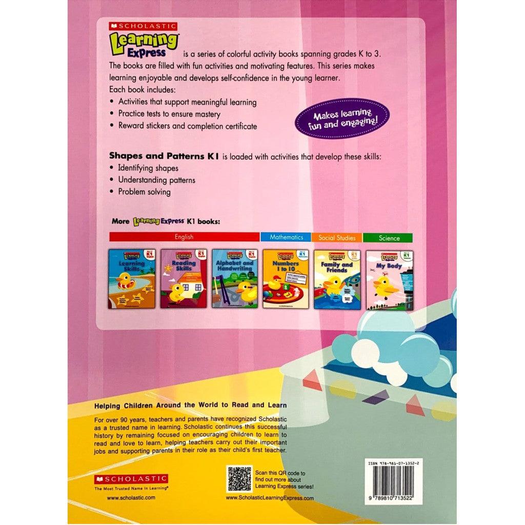 Scholastic Learning Express K1 Mathematics Shapes and Patterns - Spectrawide Bookstore