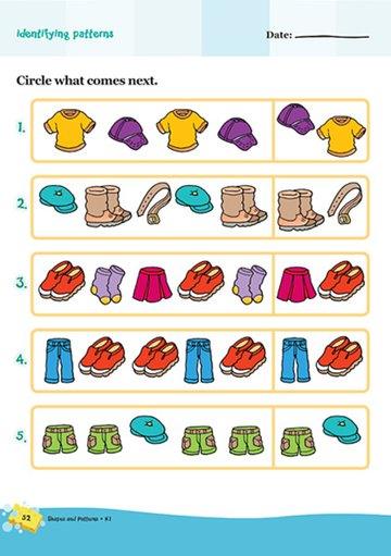 Scholastic Learning Express K1 Mathematics Shapes and Patterns - Spectrawide Bookstore