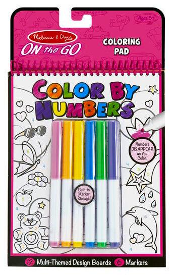 Melissa & Doug On the Go - Coloring Pad - Color By Numbers - Spectrawide Bookstore