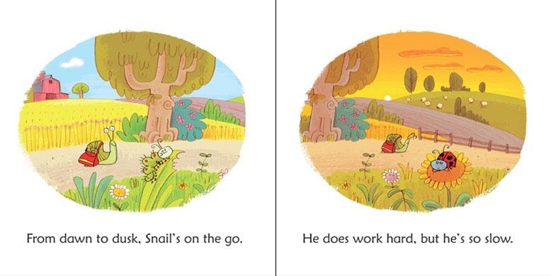 USBORNE - Snail brings the Mail - Usborne Phonics Readers - Spectrawide Bookstore