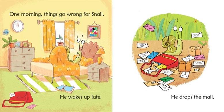 USBORNE - Snail brings the Mail - Usborne Phonics Readers - Spectrawide Bookstore