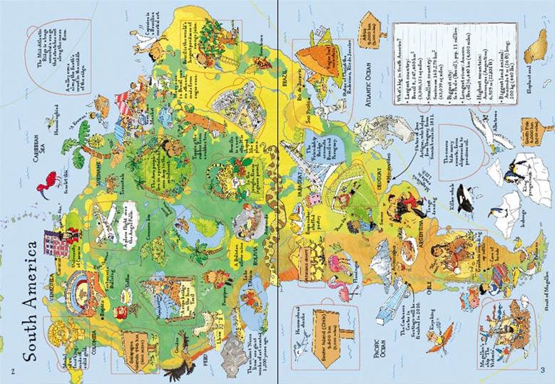 USBORNE - Lift-the-flap Picture Atlas - Spectrawide Bookstore