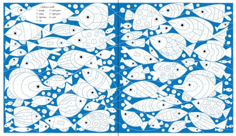 USBORNE - Colour by Numbers - Spectrawide Bookstore