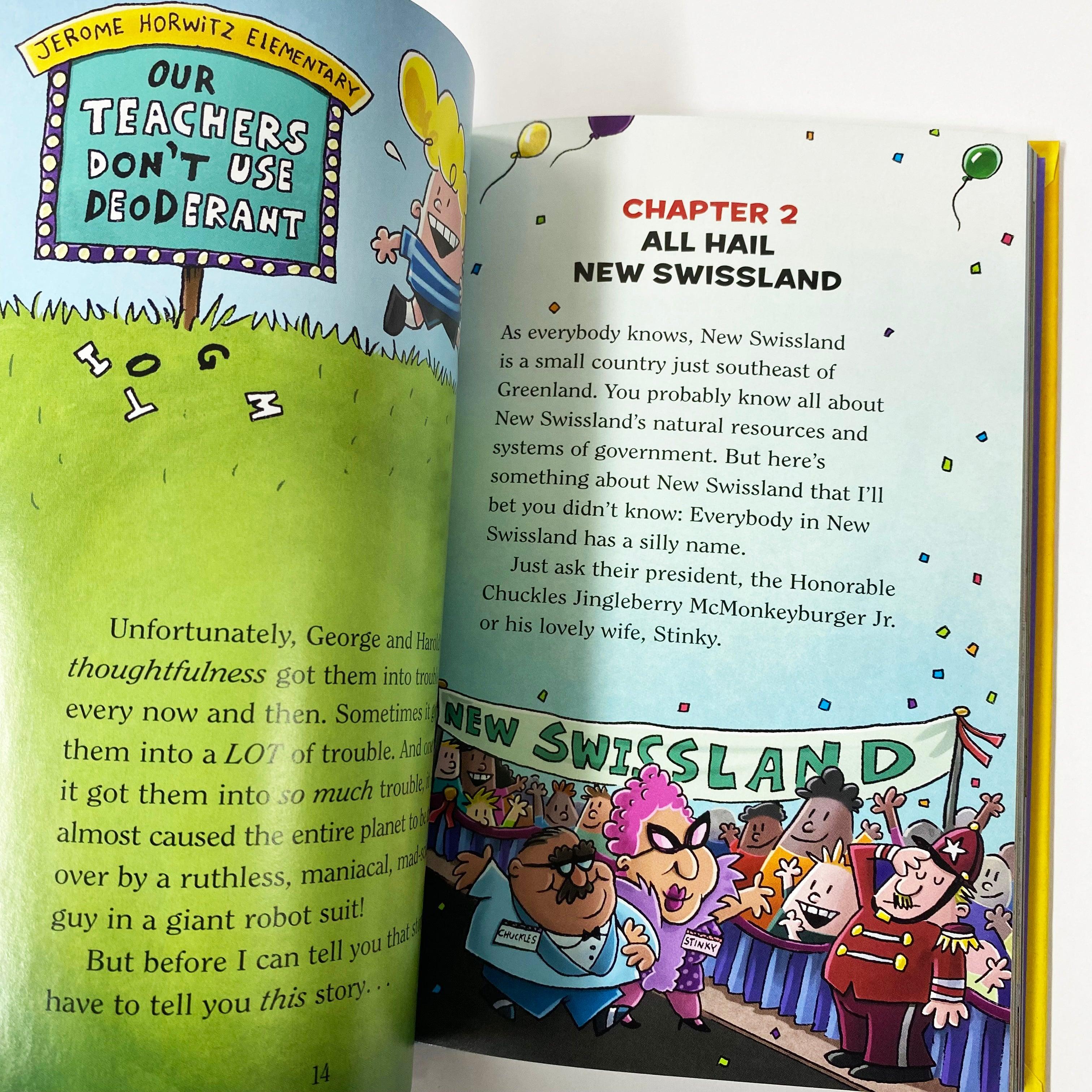 Captain Underpants Colossal COLOR Collection #1-5 (5 Hardback Books Box set) - Spectrawide Bookstore