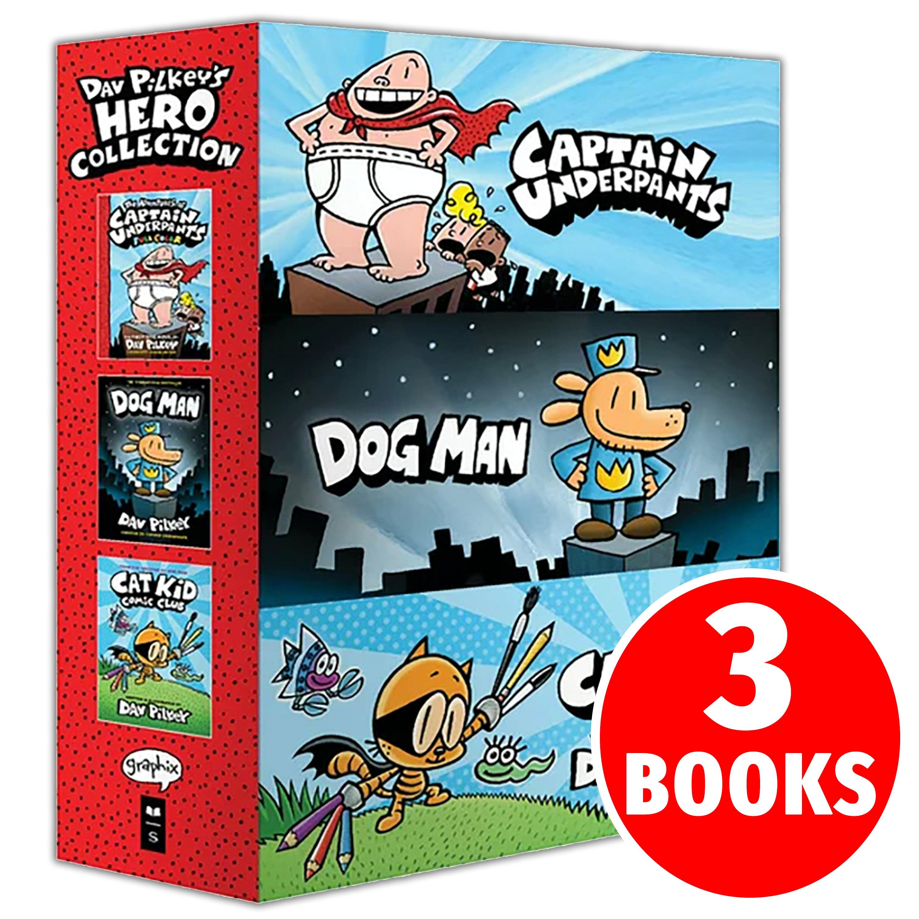 Dav Pilkey's Hero Collection- 3-Books Boxed Set - Spectrawide Bookstore