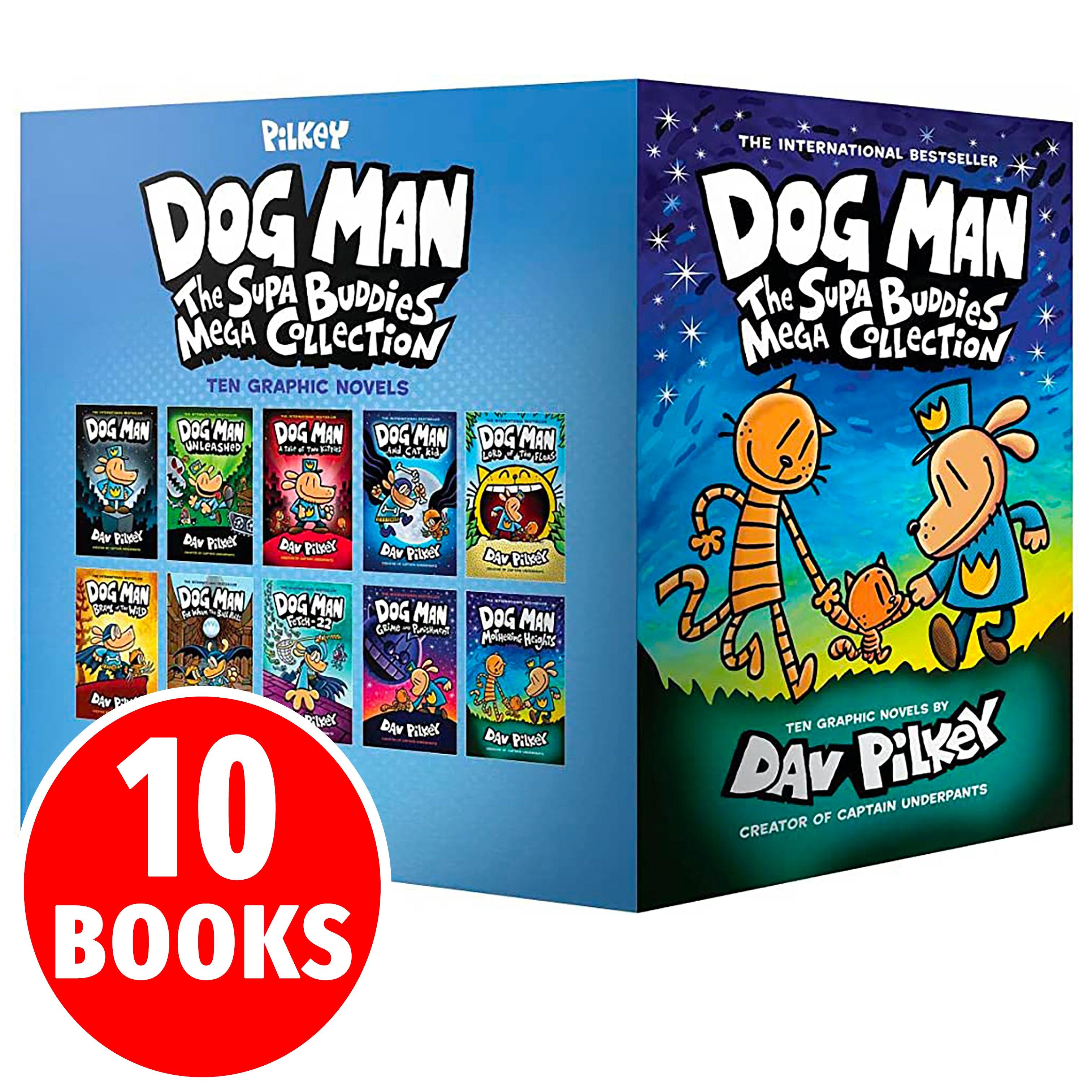 Dog Man: The Supa Buddies Mega Collection: From the Creator of Captain Underpants (Dog Man #1-10 Box Set) - Spectrawide Bookstore