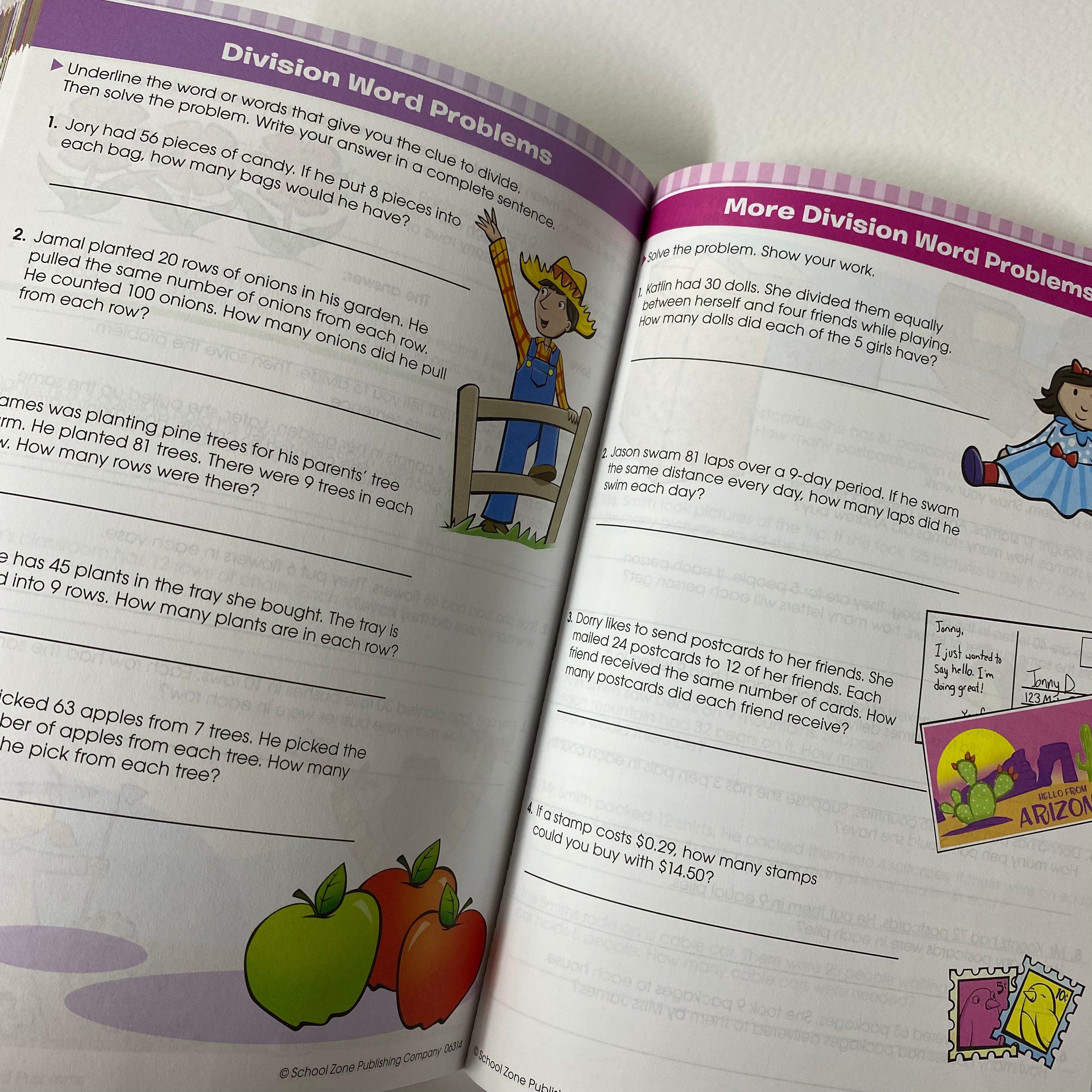 School Zone Big Third Grade Workbook Ages 8-9 - Spectrawide Bookstore