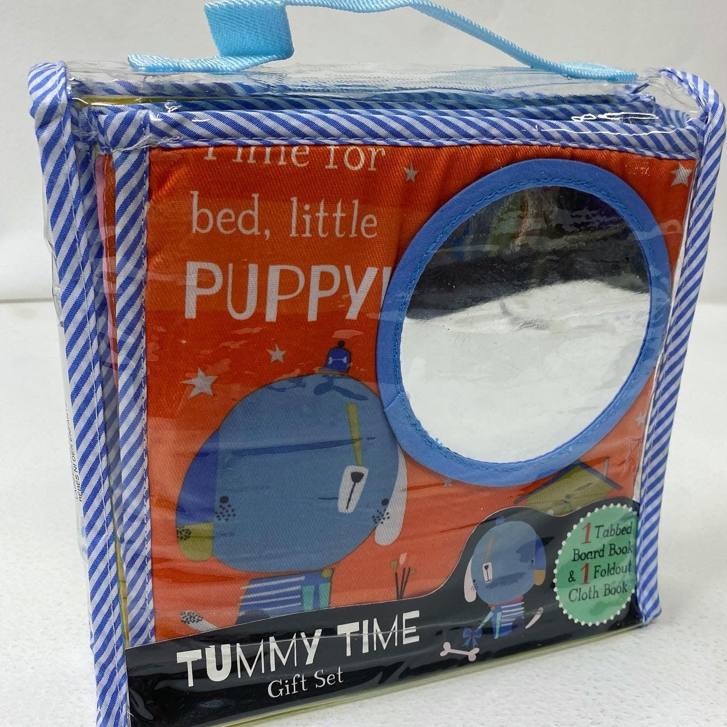 Tummy Time Gift Set - 1 Tabbed Board Book & 1 Foldout Cloth Book - Spectrawide Bookstore