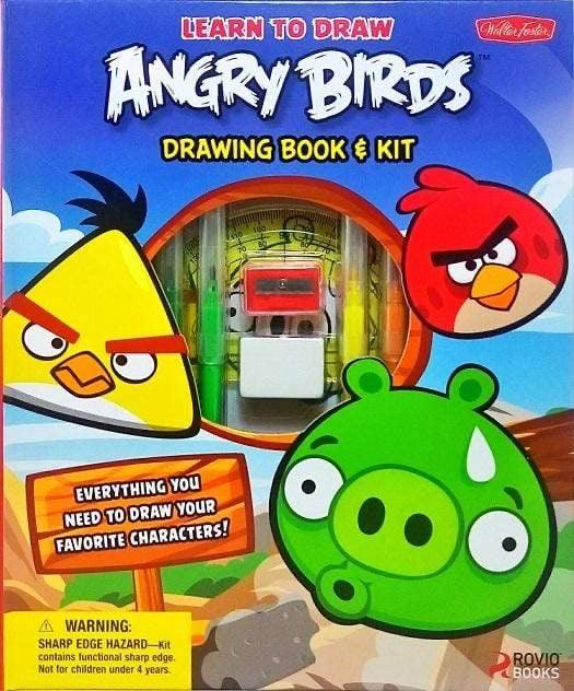 LEARN TO DRAW - ANGRY BIRD - DRAWING BOOK & KIT - Spectrawide Bookstore