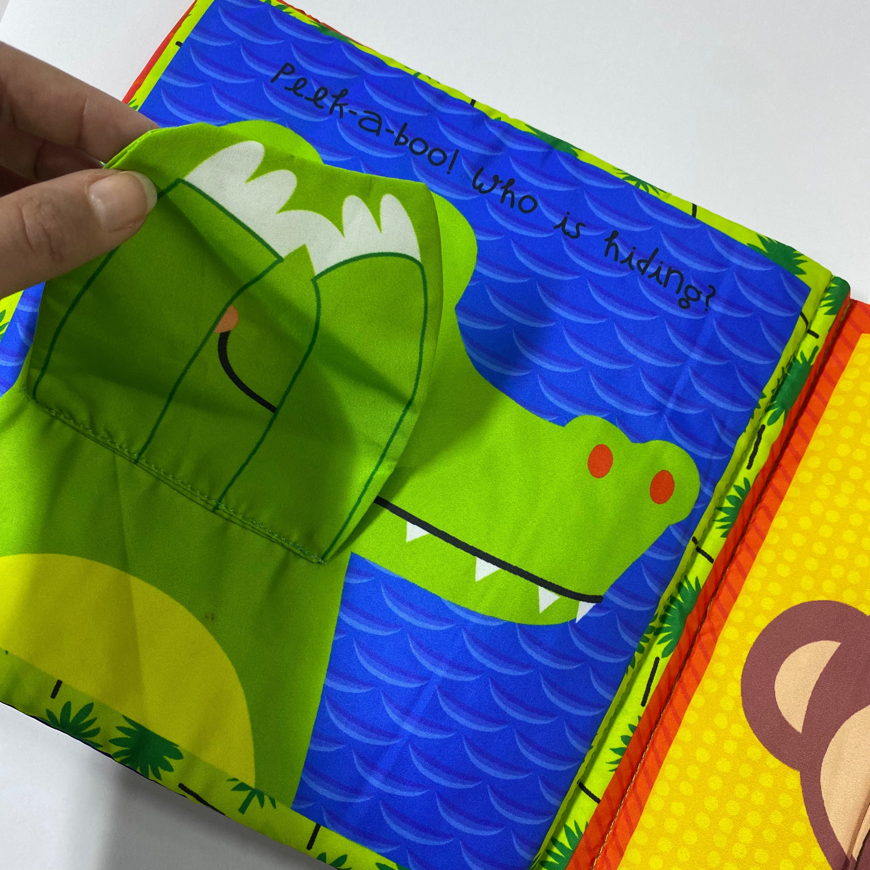 Play Peek-A-Boo! Jungle Animals - Cloth Book - Spectrawide Bookstore