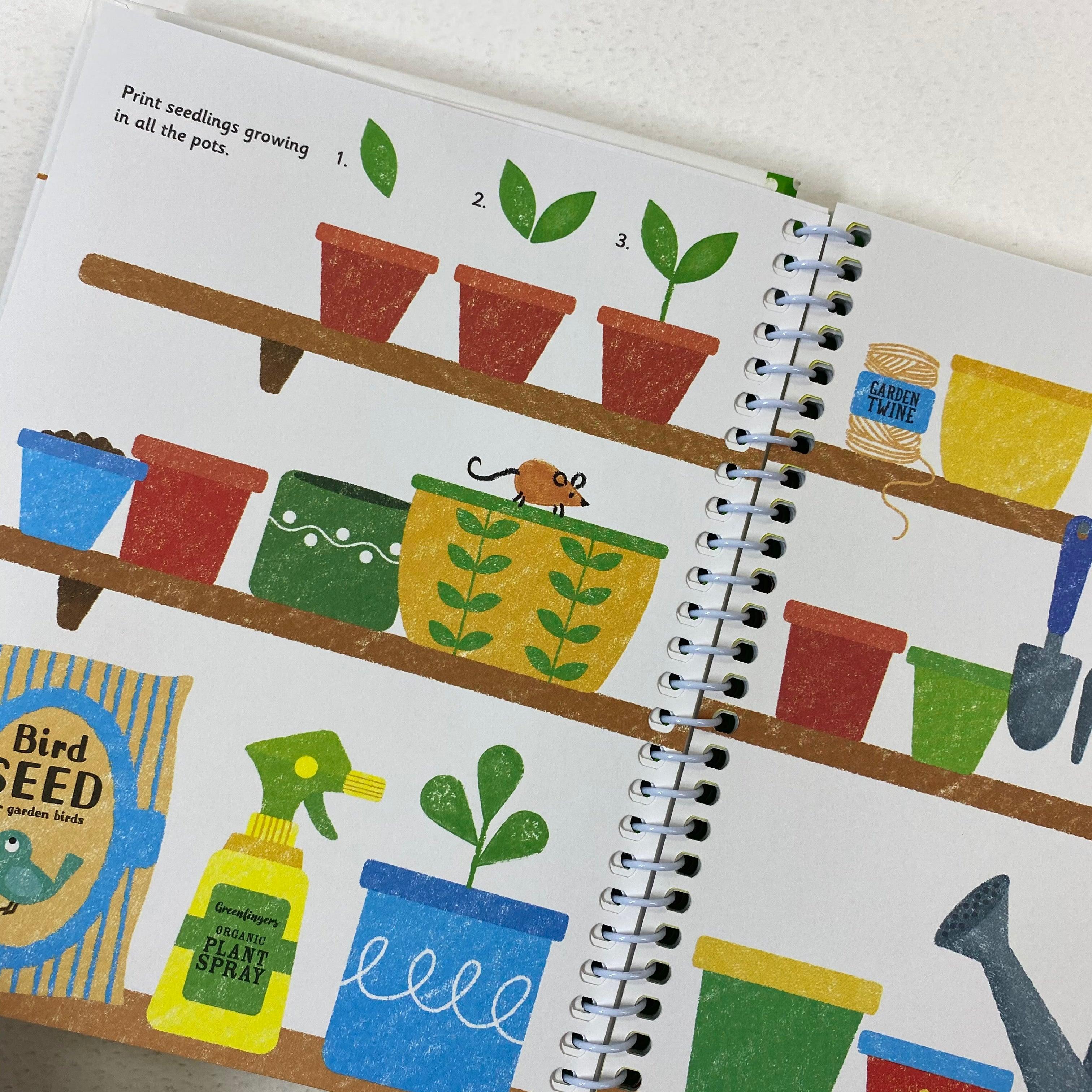 USBORNE - Rubber Stamp Activities Garden - Spectrawide Bookstore