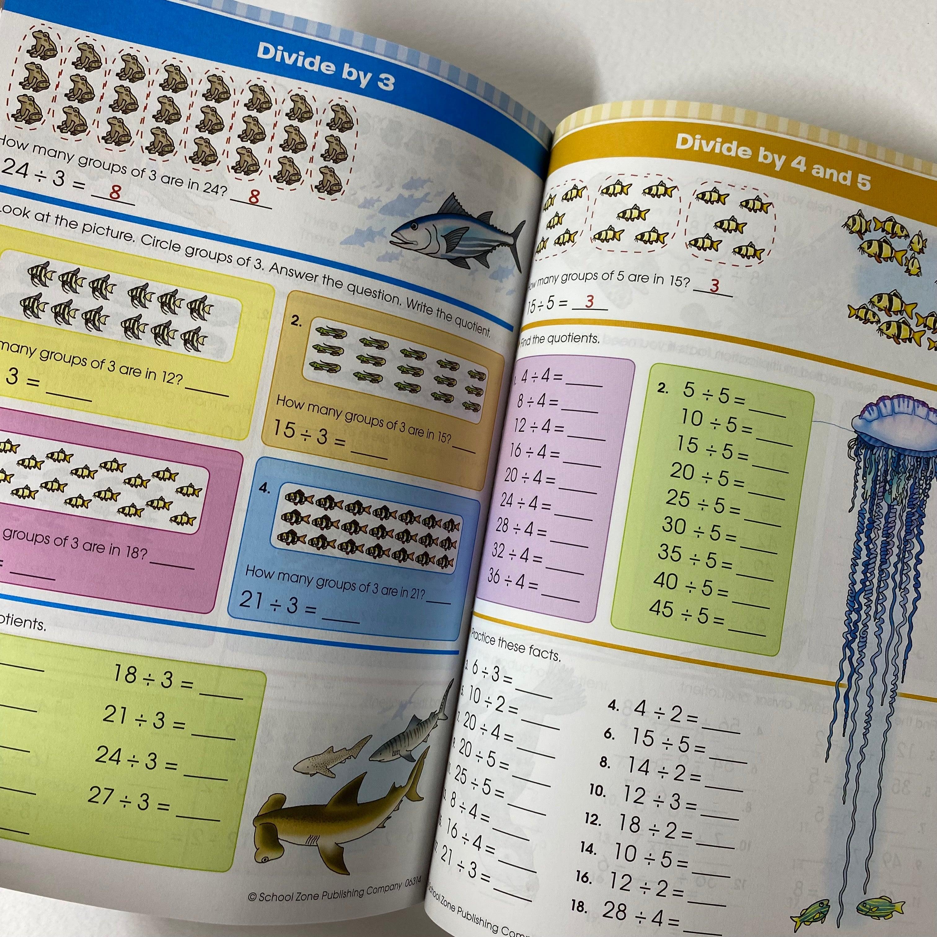 School Zone Big Third Grade Workbook Ages 8-9 - Spectrawide Bookstore