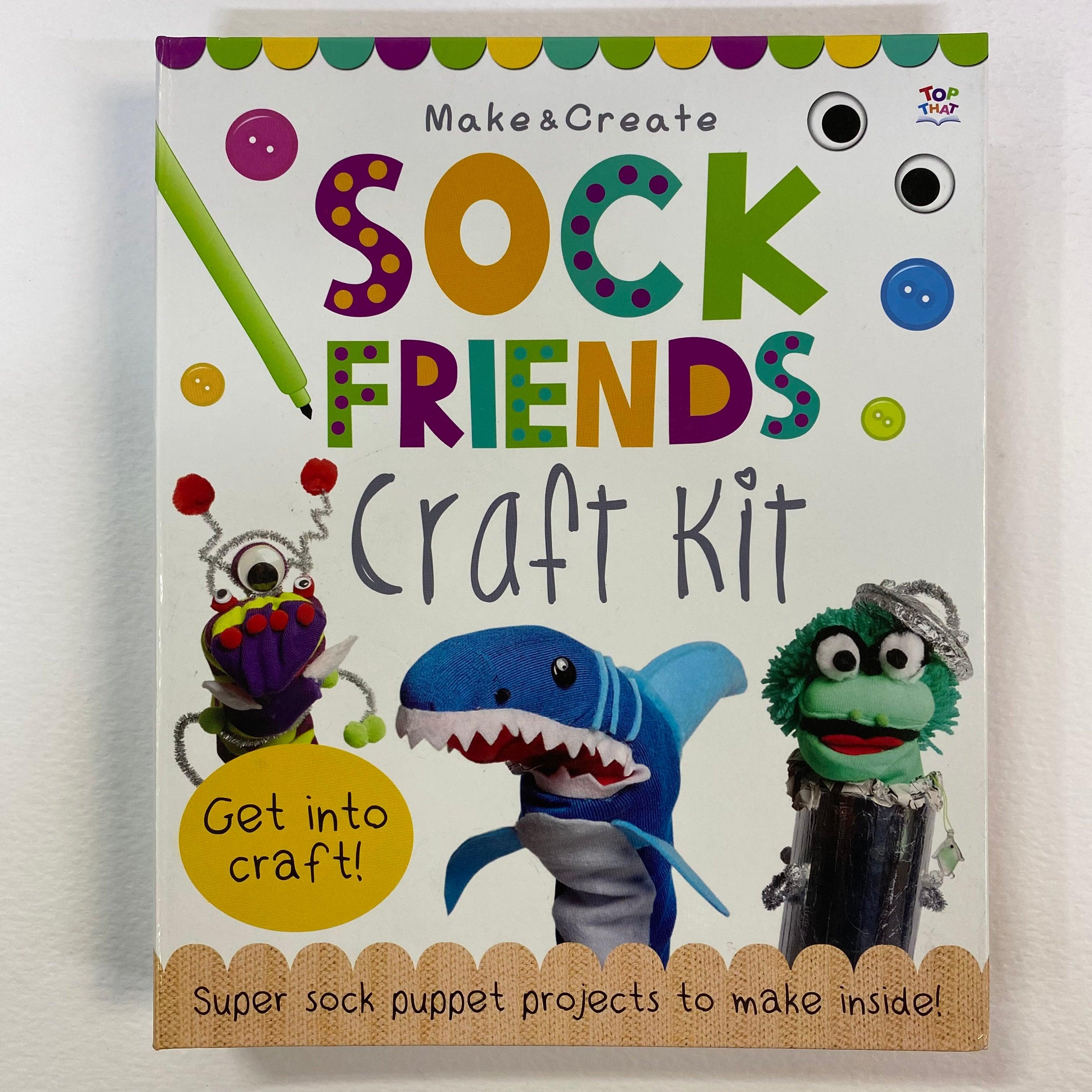 Make & Create Sock Friends - Craft Kit - Spectrawide Bookstore