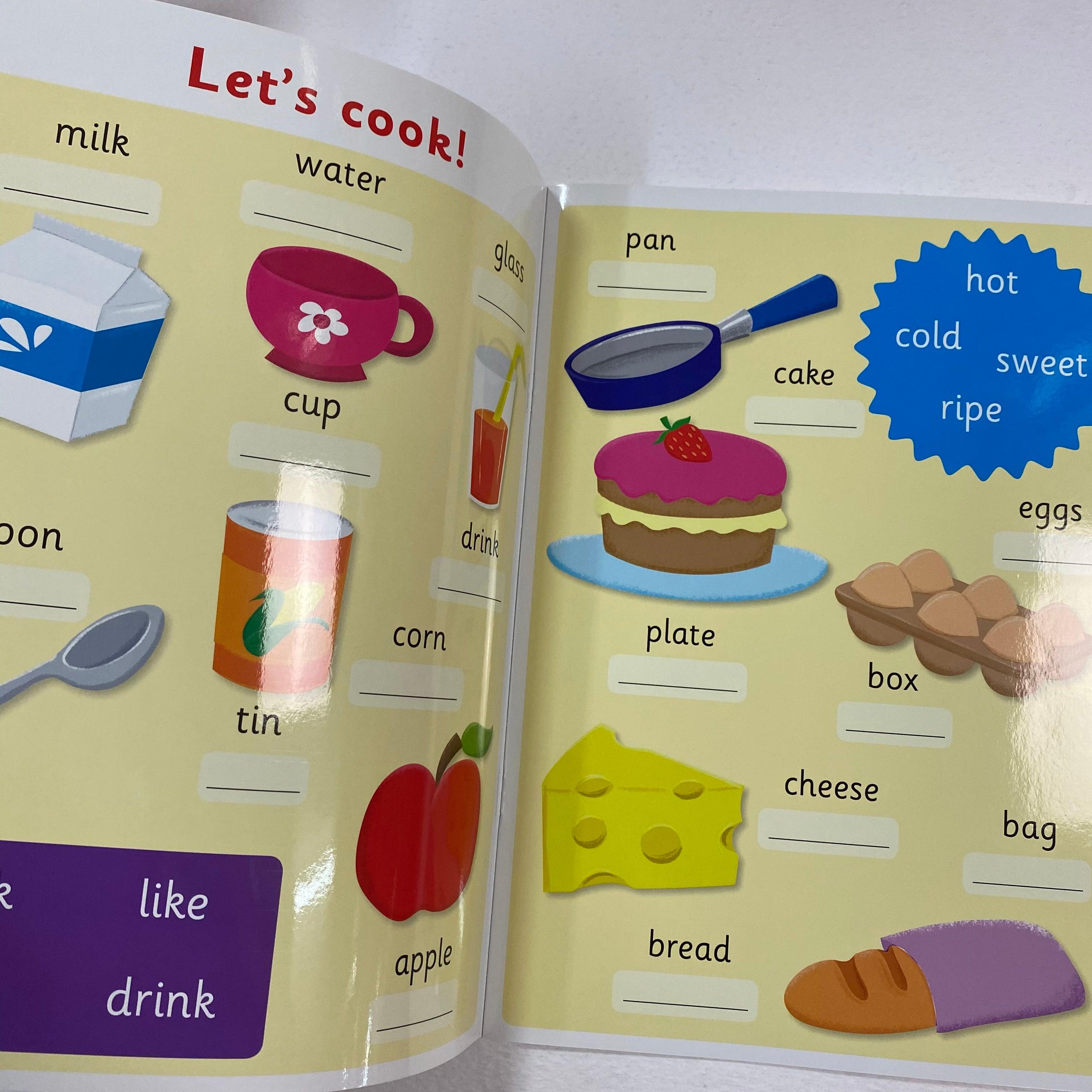 Wipe Clean - FIRST WORDS with pen - Spectrawide Bookstore