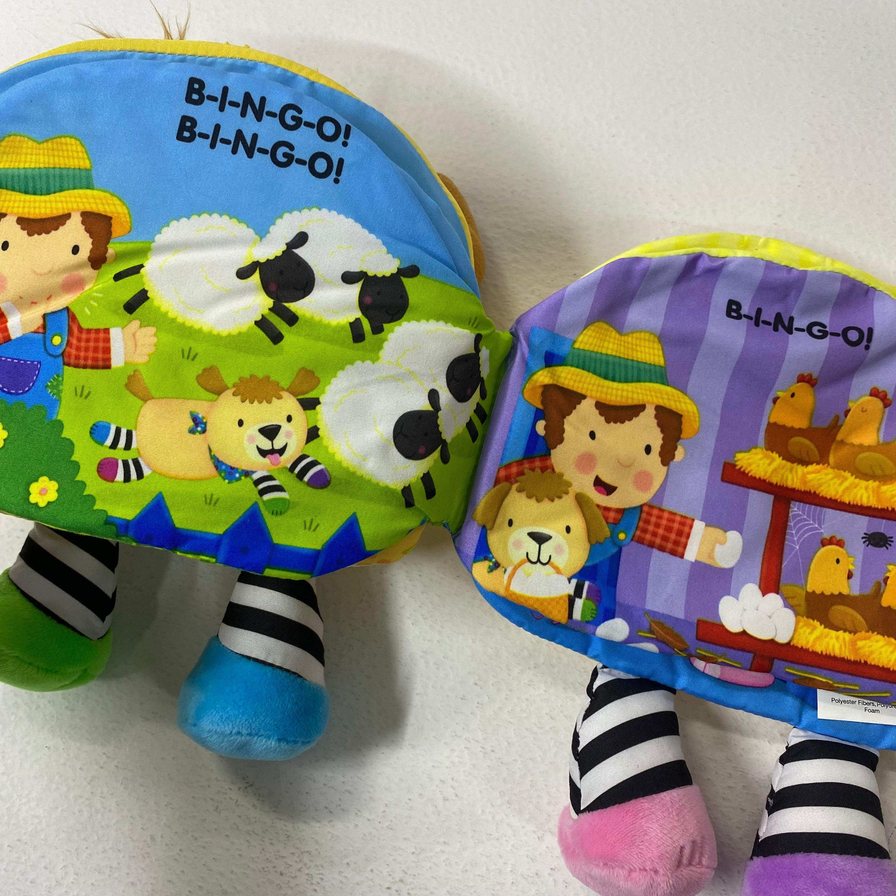 Jiggle & Discover! - Bingo Plush Book - Spectrawide Bookstore
