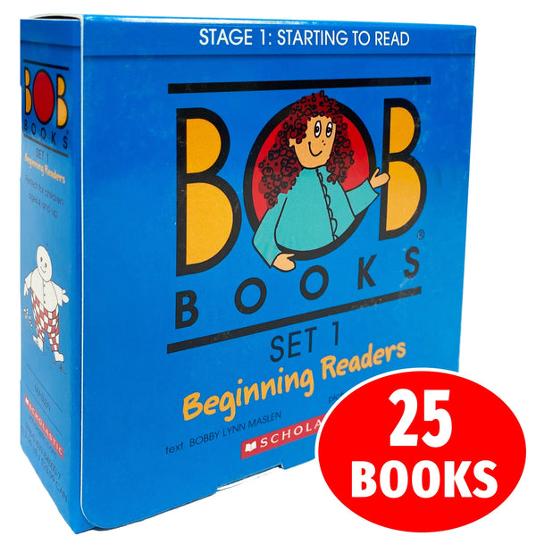 Bob Books - Stage 1 - Starting to Read - Set 1 Beginning Readers (Box