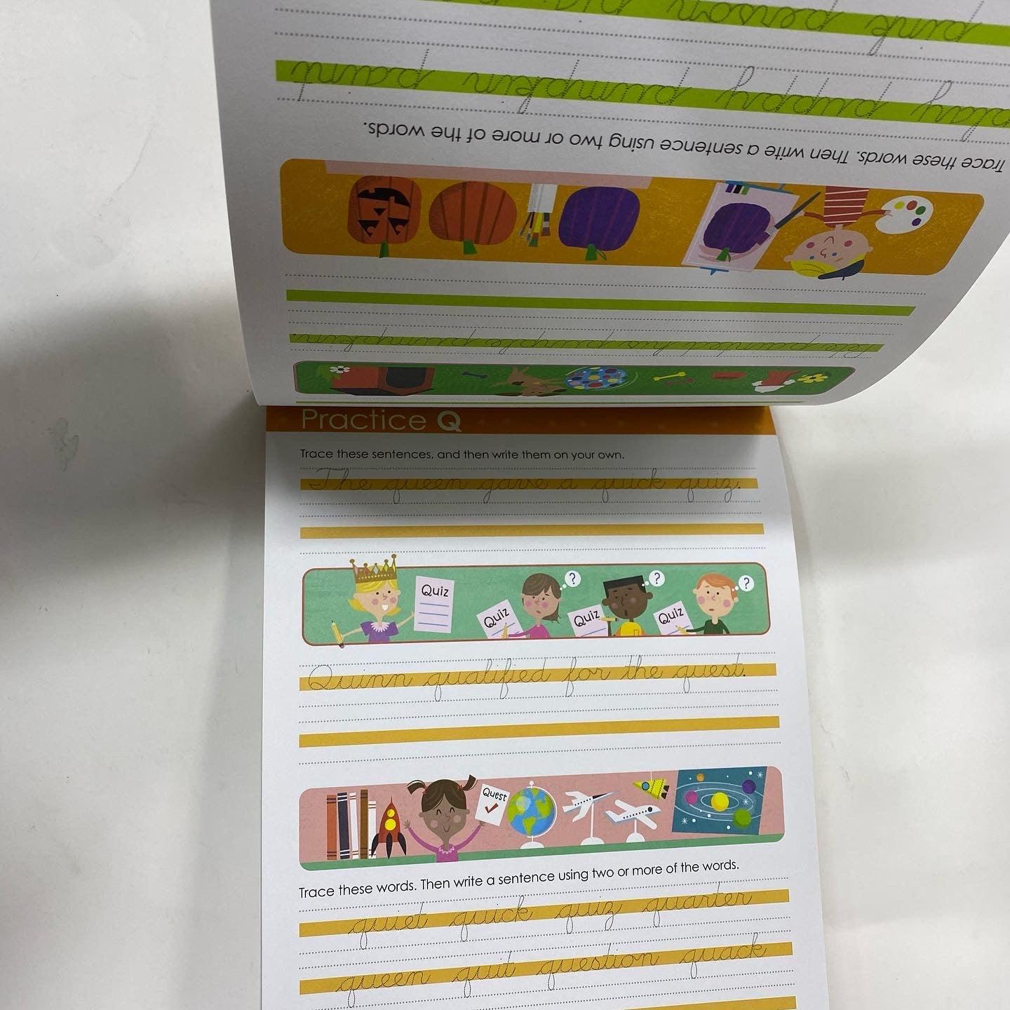 Cursive - Practice Learning Pad - Spectrawide Bookstore