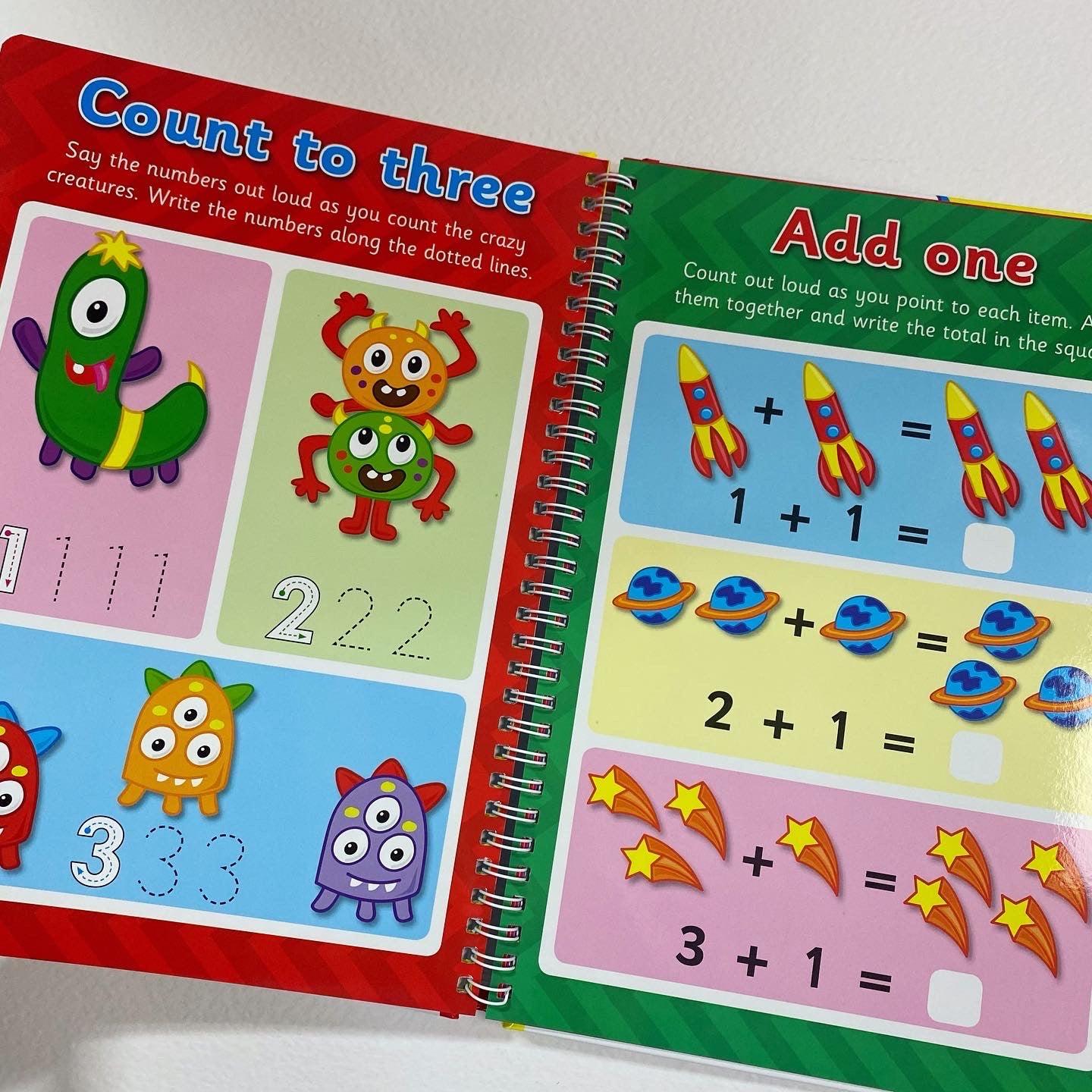 WIPE CLEAN BIND UP 4+ - EARLY LEARNING (WITH PEN) - Spectrawide Bookstore