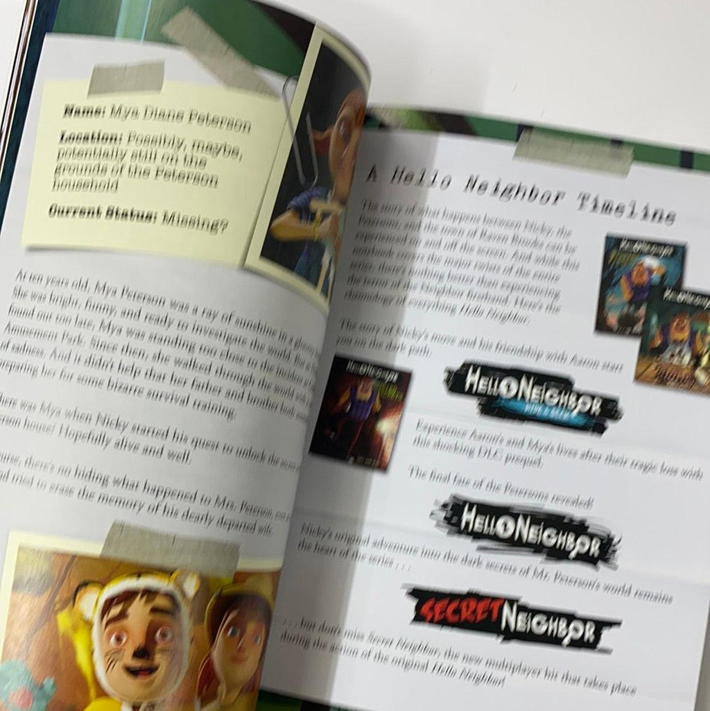 Hello Neighbor Note Hello Neighbor - The Neighbor's Notebook - The Official Game Guide - H