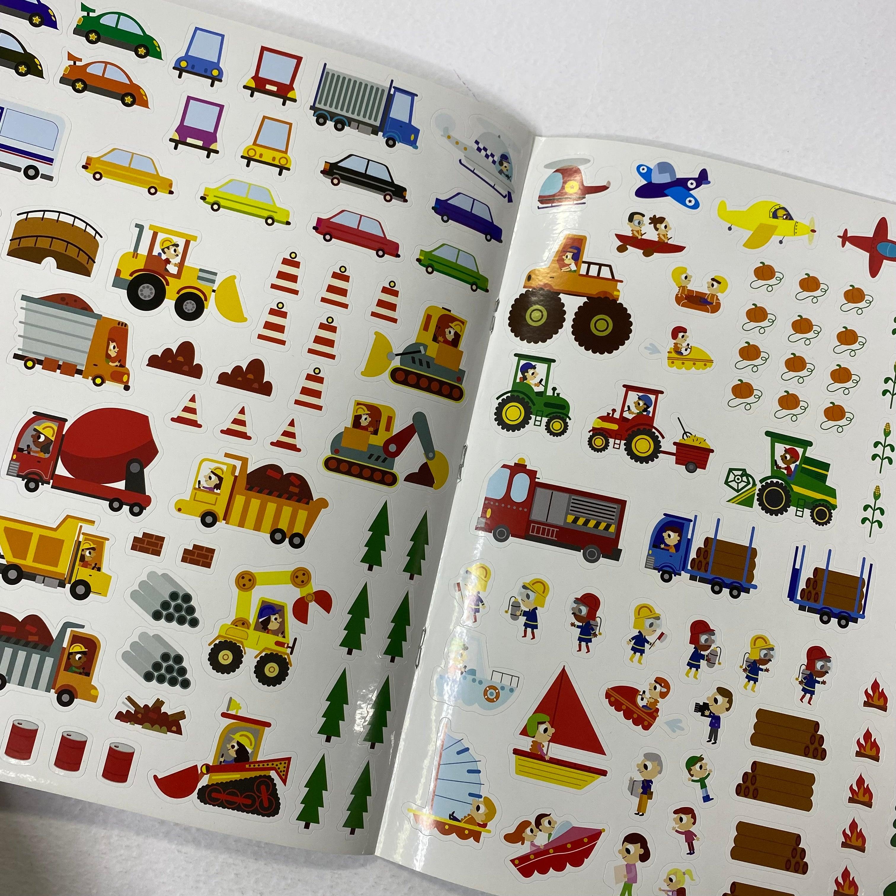 Over 500 Stickers! - Things That Go - Sticker Activities - Spectrawide Bookstore
