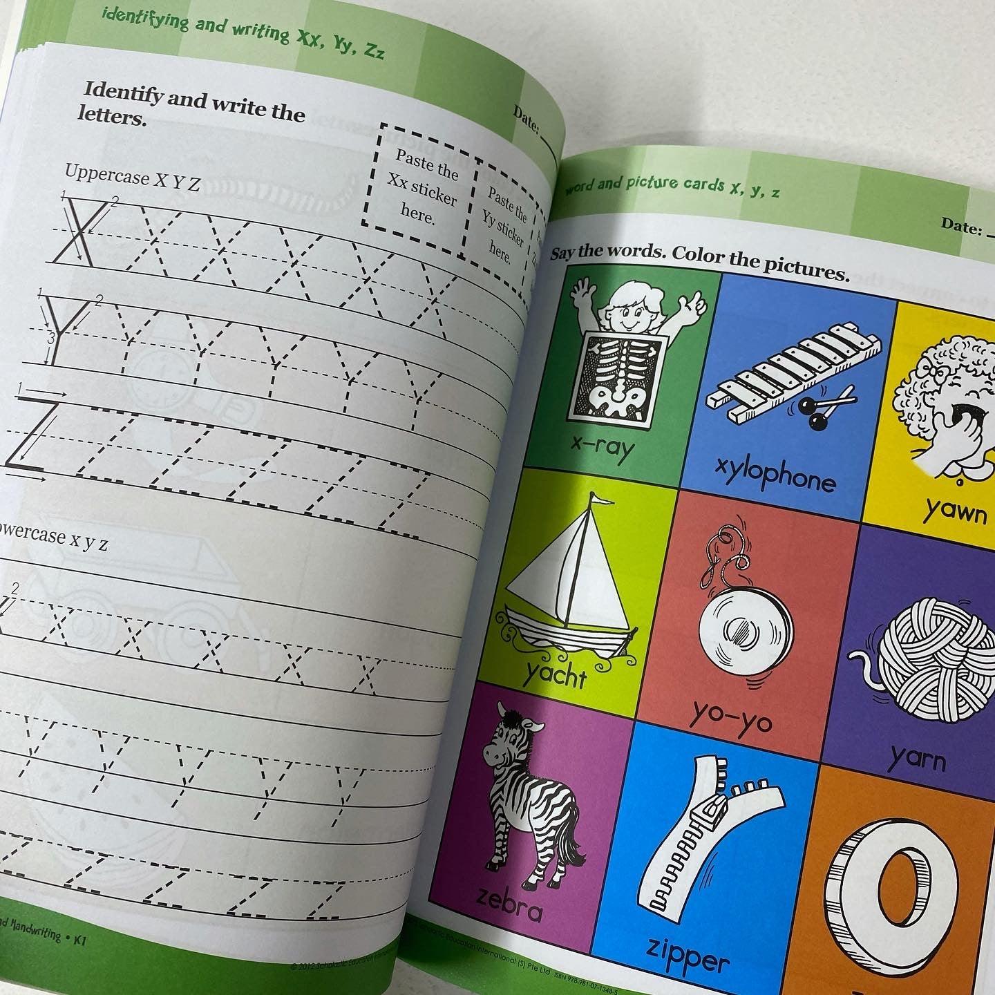 Scholastic Learning Express K1 English Alphabet and Handwriting - Spectrawide Bookstore