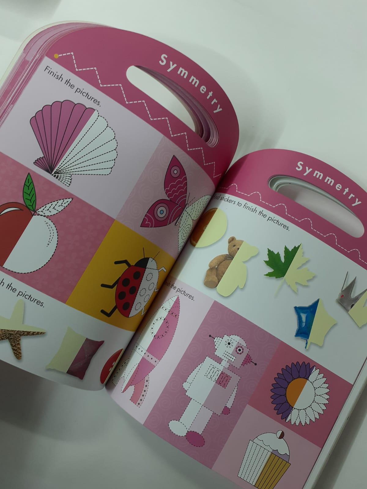 Learn on the Go Sticker Workbook Pretty Pink - Spectrawide Bookstore