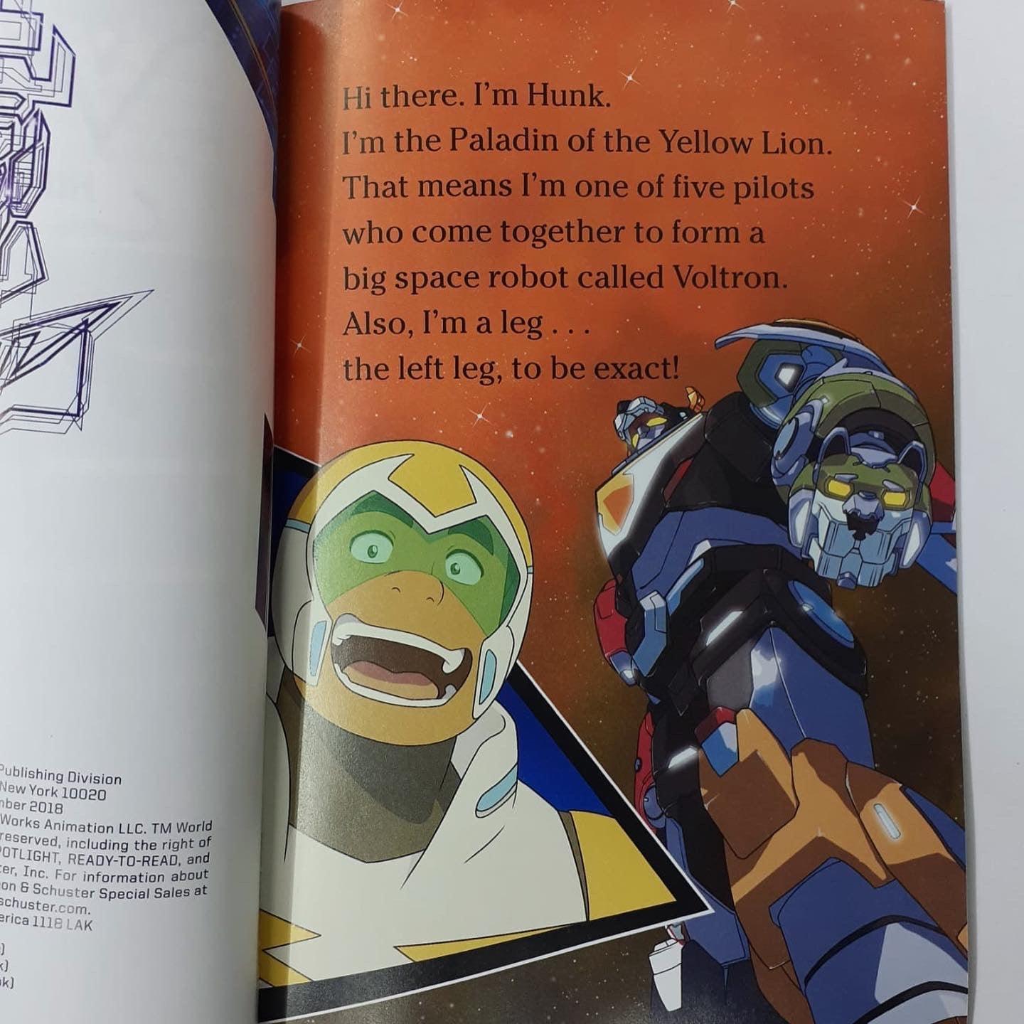 Ready To Read Level 2 - Hunk's Story Voltron Legendary Defender - Spectrawide Bookstore