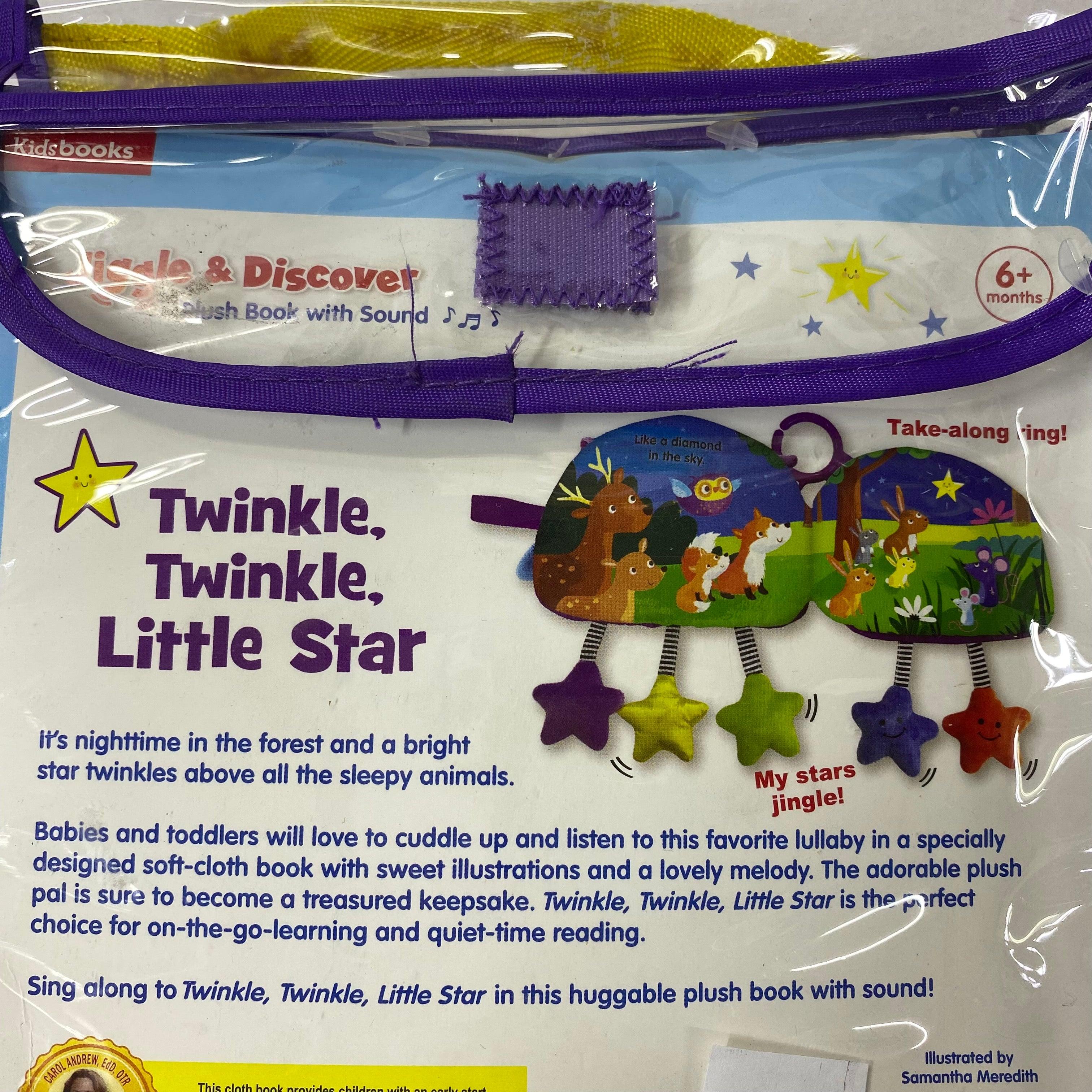Jiggle & Discover - TWINKLE, TWINKLE LITTLE STAR PLUSH BOOK WITH SOUND - Spectrawide Bookstore