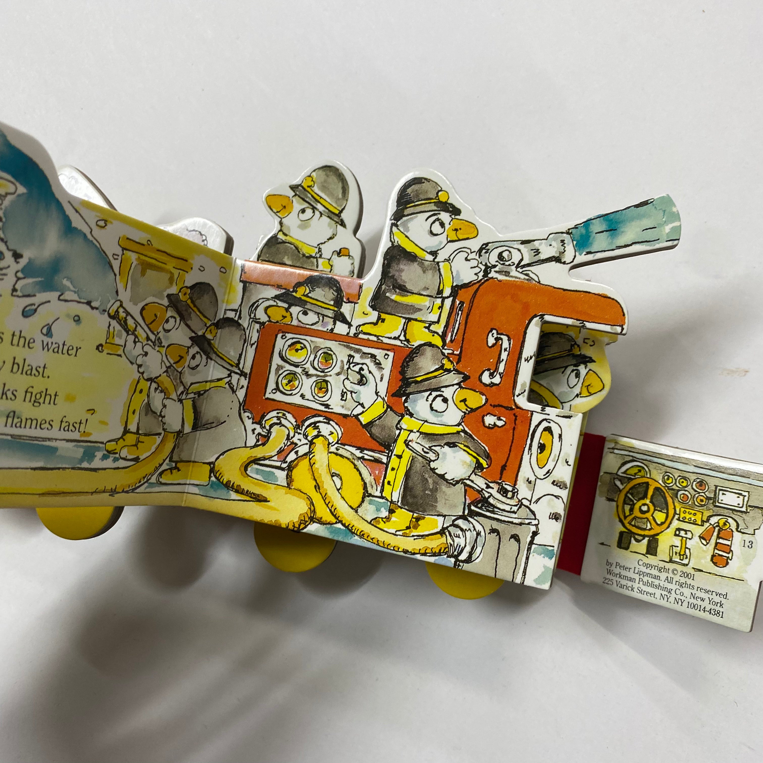 Mini Wheels Book - Fire Engine No.1 - Spectrawide Bookstore