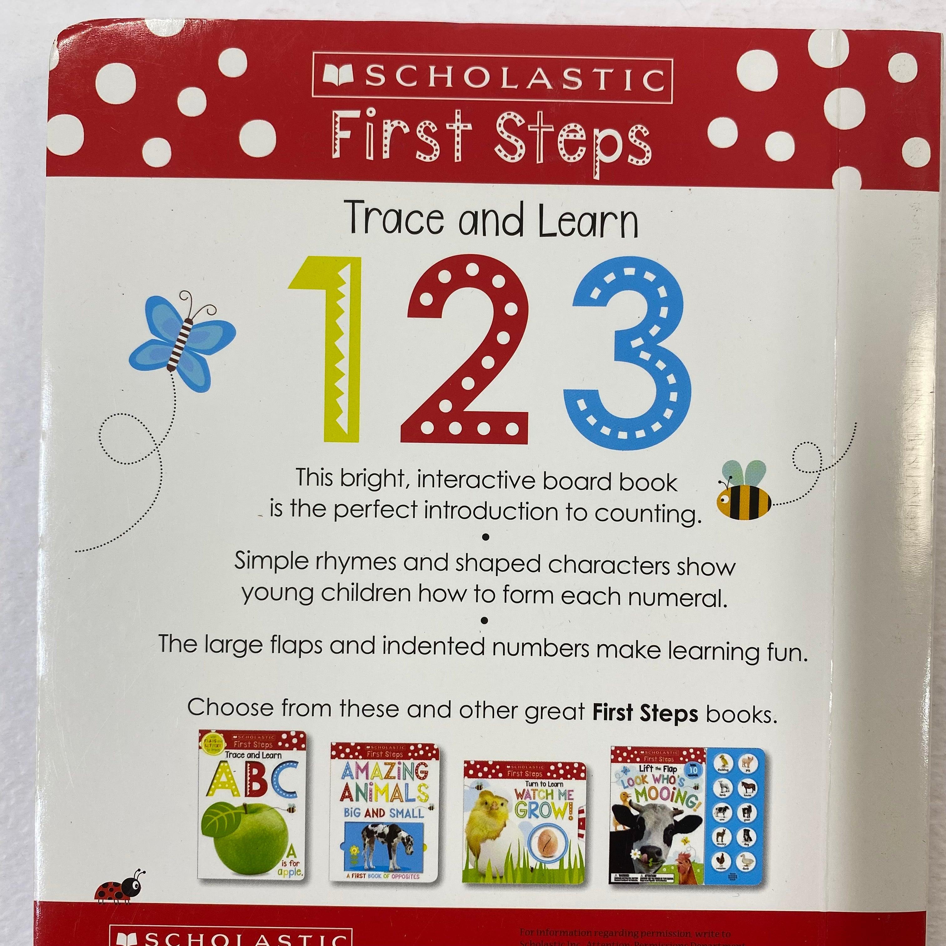 Scholastic First Steps - Trace and Learn 123 - Spectrawide Bookstore