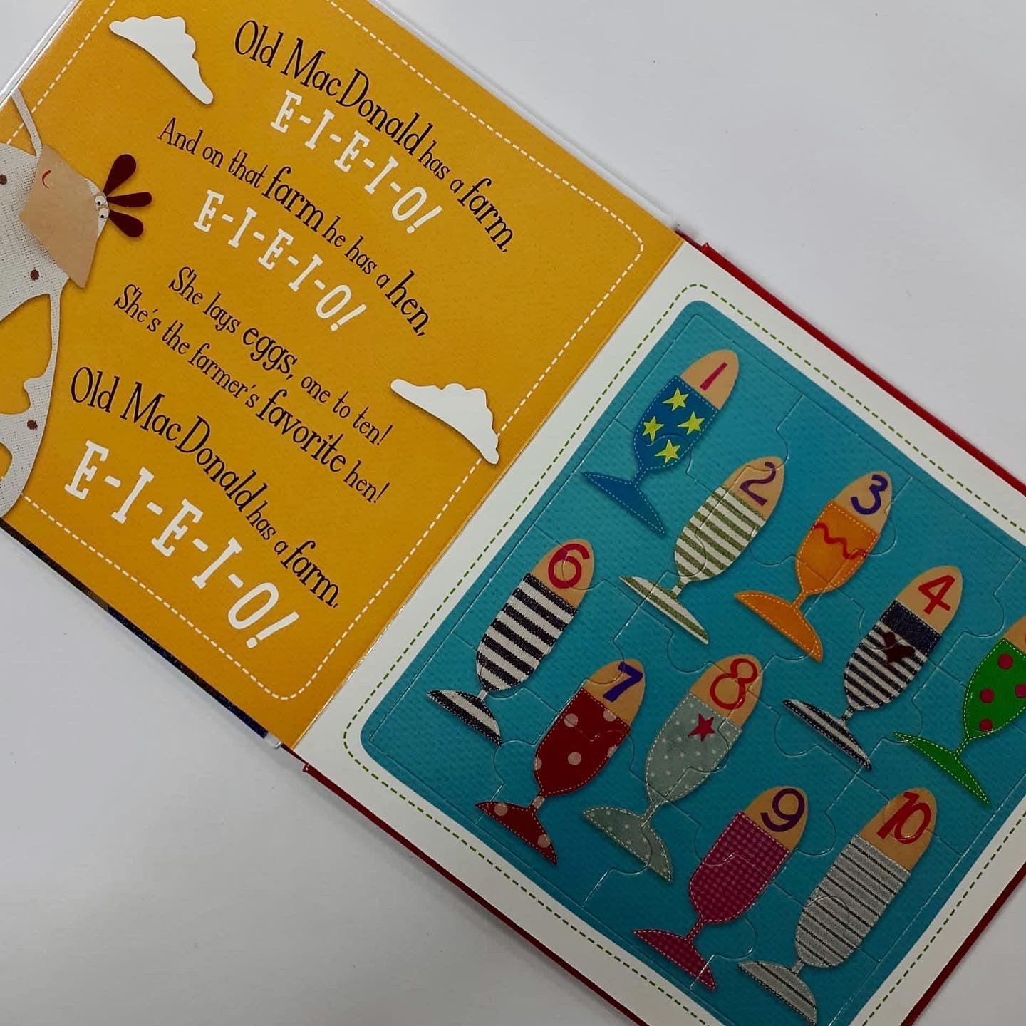 Nursery Rhyme Jigsaw Puzzle - Old MacDonald Had a Farm - Spectrawide Bookstore