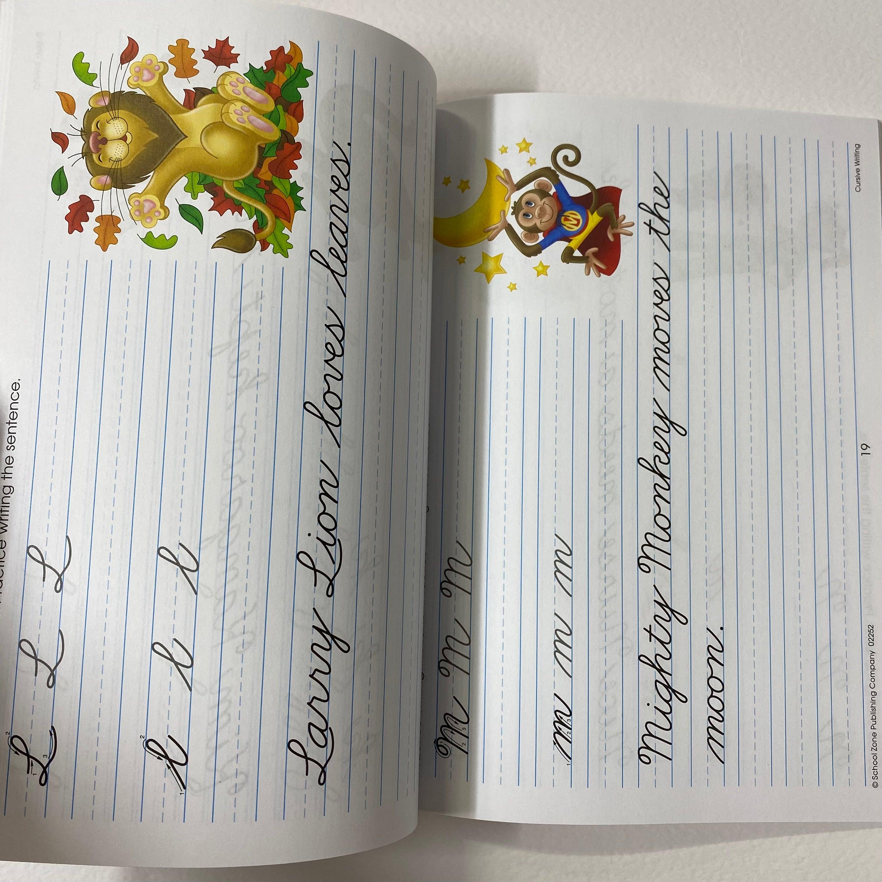School Zone An I Know It! Book Cursive Writing Ages 8-10 - Spectrawide Bookstore