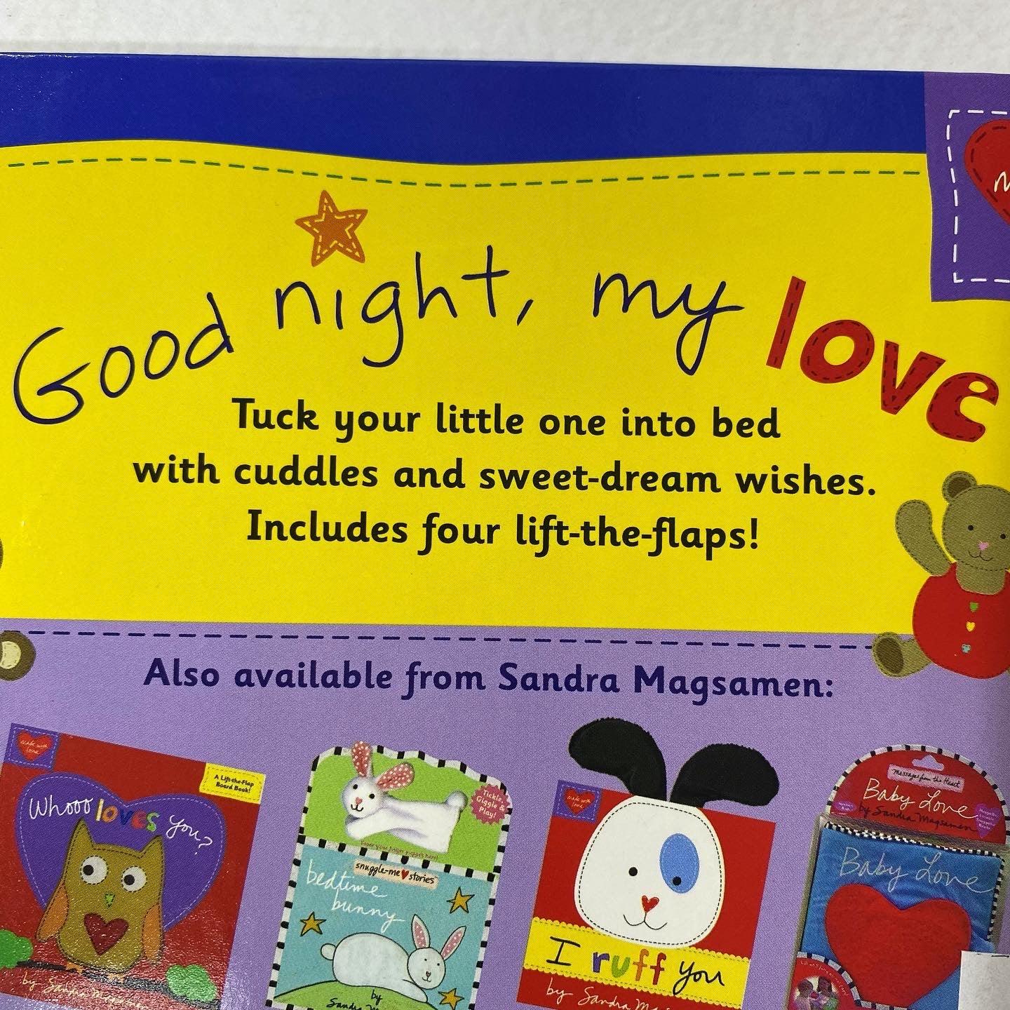 Made with Love - Good night, my love - A lift-the-Flap Board Book! - Spectrawide Bookstore