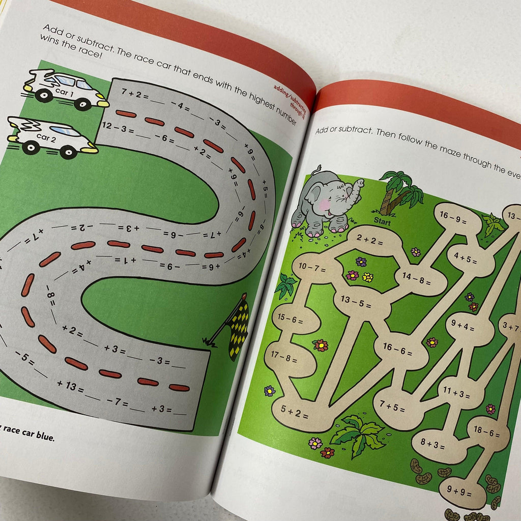 Reading & Math Jumbo Workbook-Grade 1