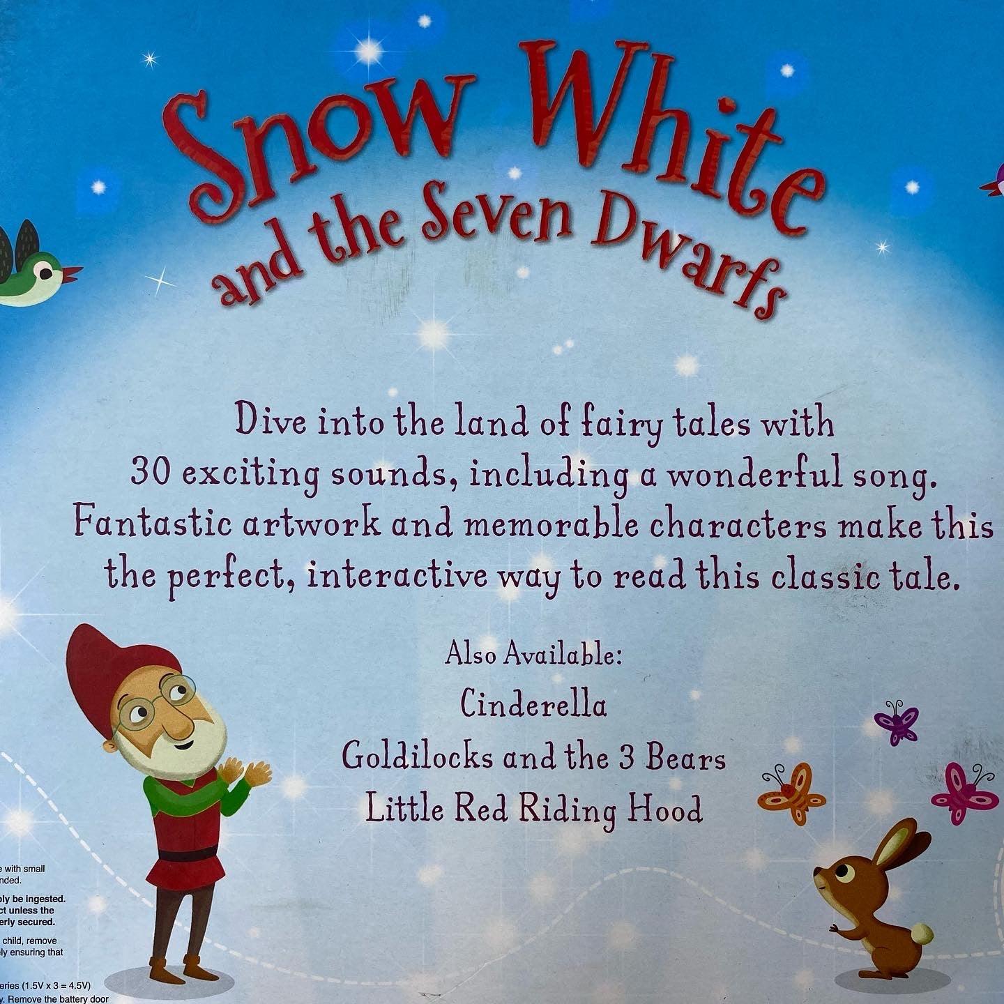 Snow White and the Seven Dwarfs - Interactive Sound Book - 30 Exciting Sounds - Spectrawide Bookstore