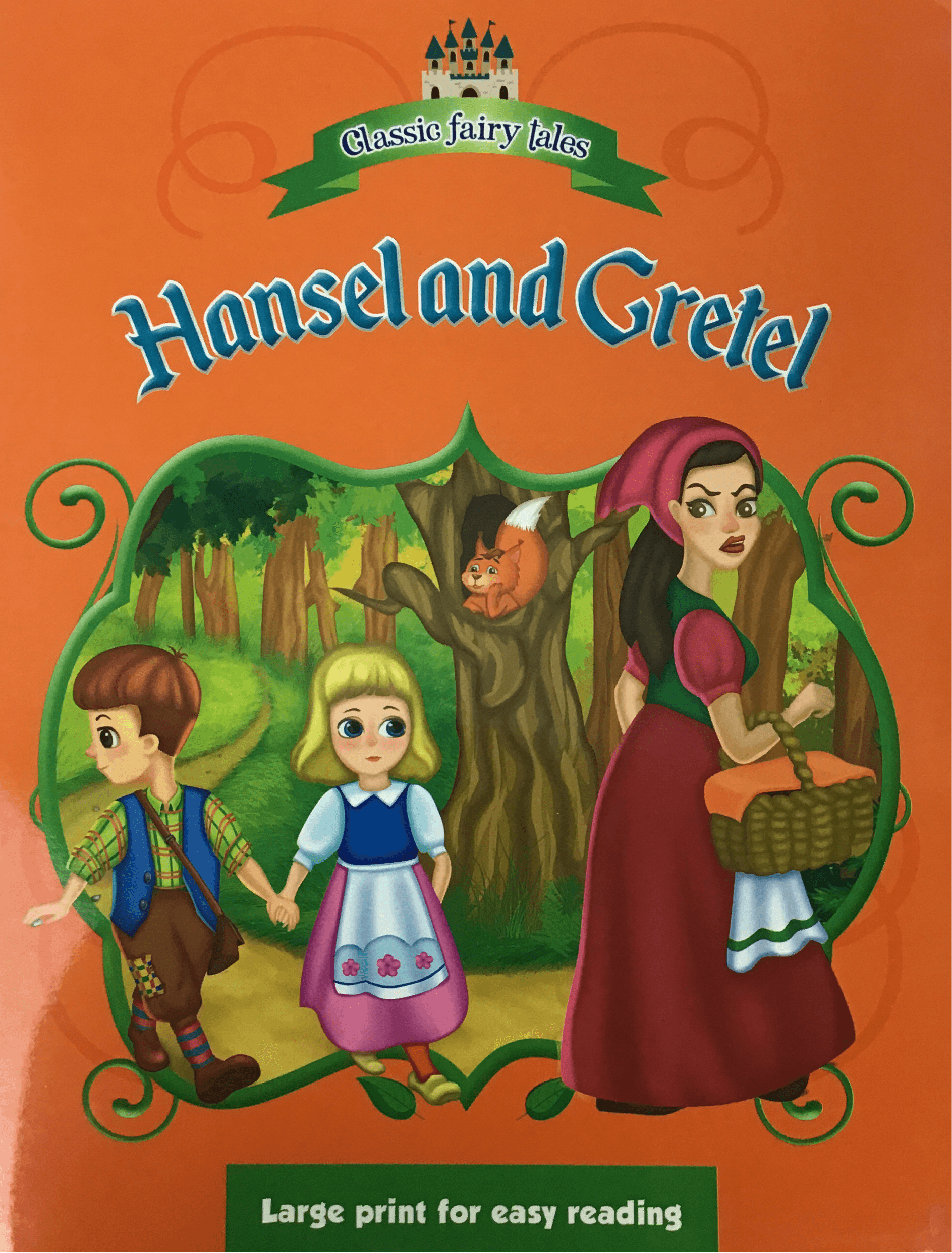 Classic Fairy Tales - Hansel and Gretel - Large Print For Easy Reading - Spectrawide Bookstore