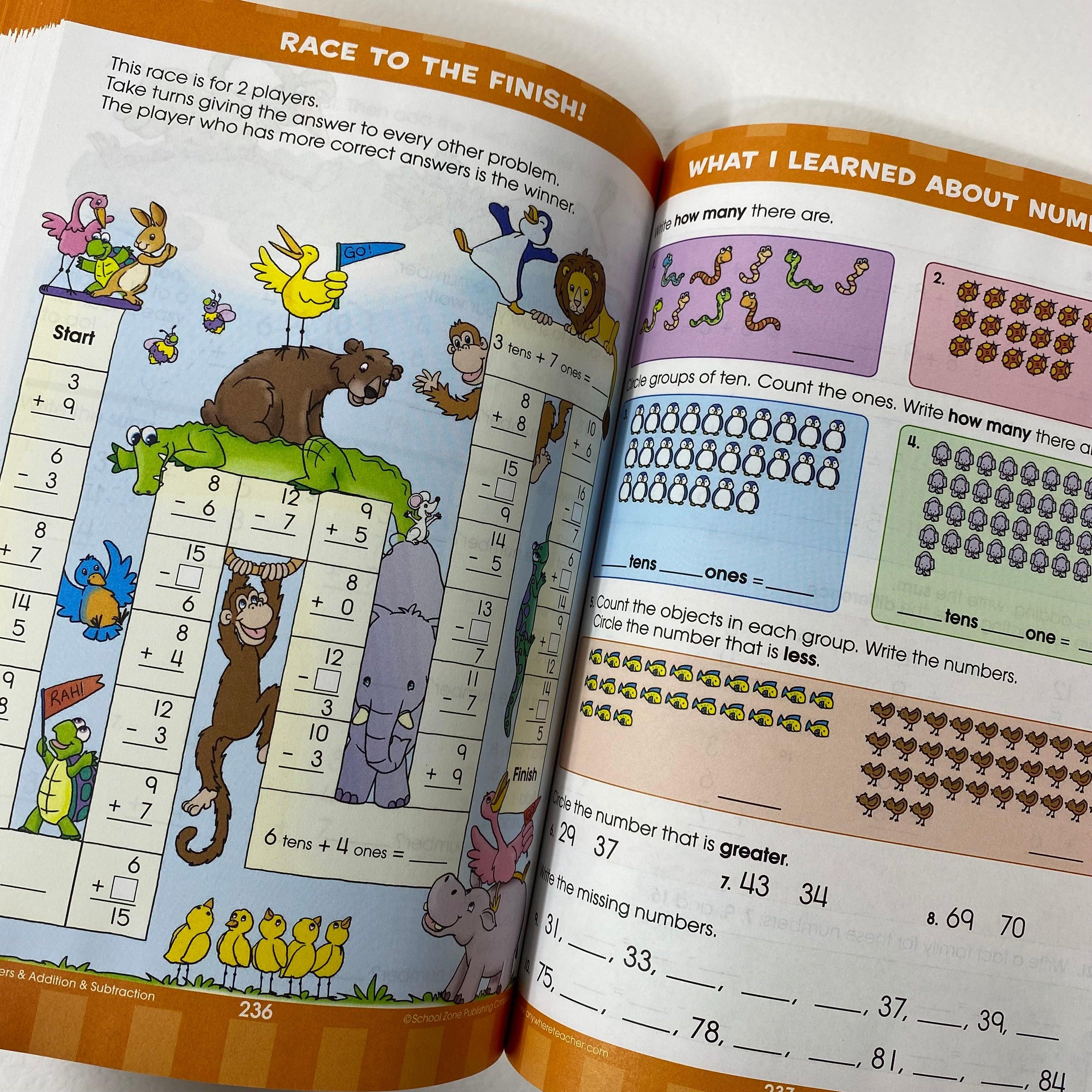 School Zone Big First Grade Workbook - Spectrawide Bookstore