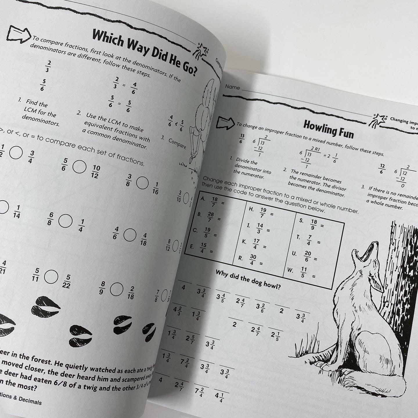 Scholastic Success With Fractions & Decimals Grade 5 Workbook - Spectrawide Bookstore