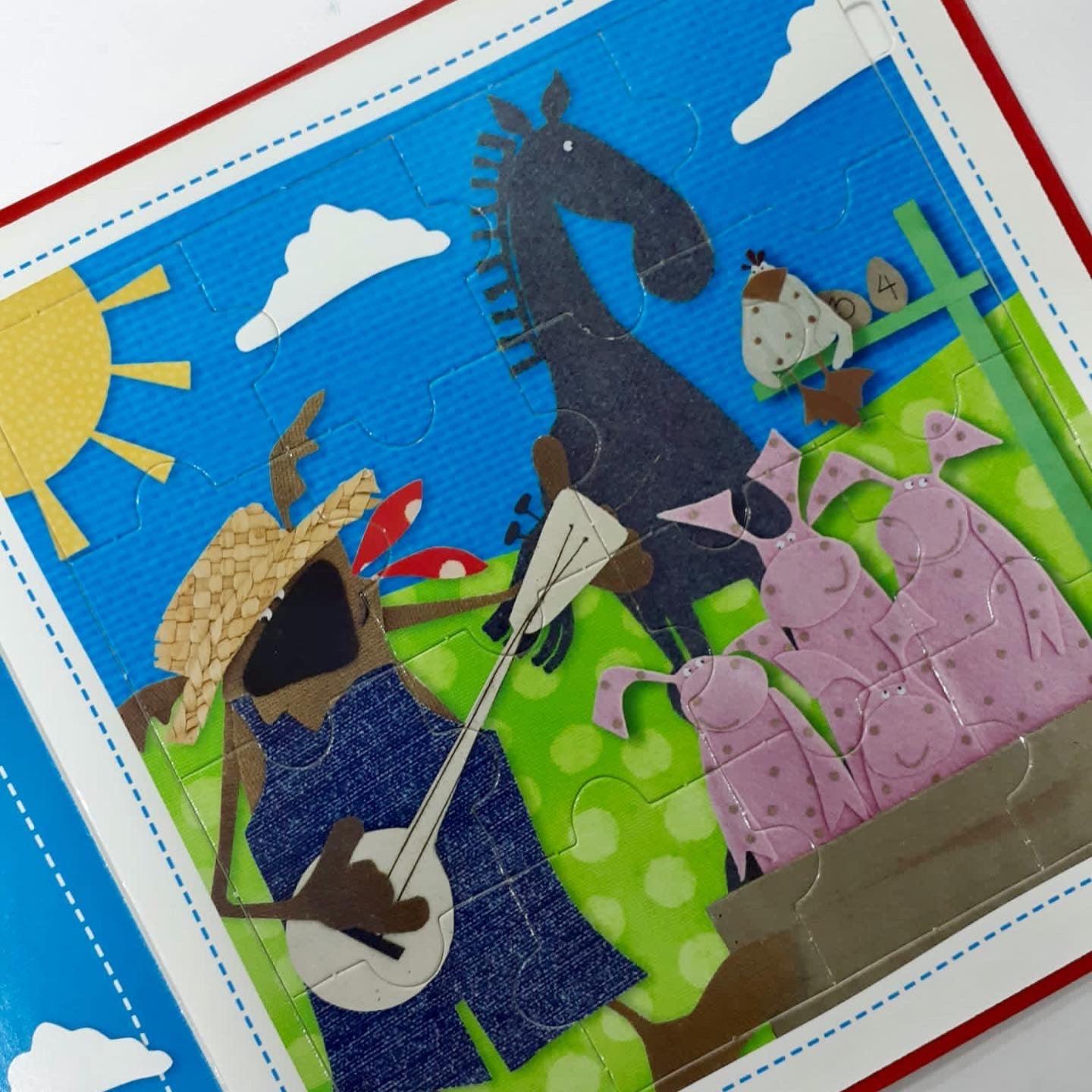 Nursery Rhyme Jigsaw Puzzle - Old MacDonald Had a Farm - Spectrawide Bookstore