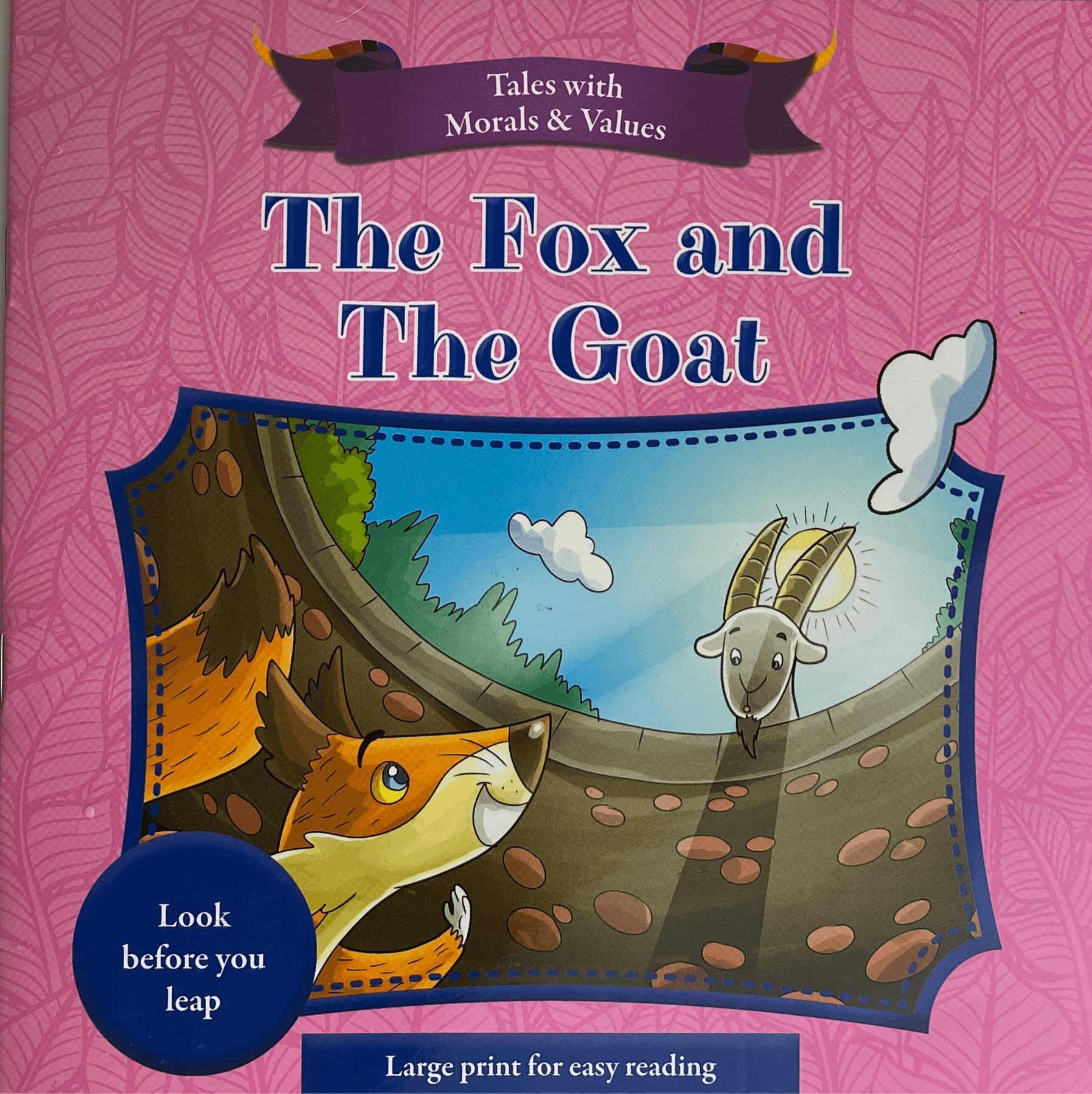 Tales With Morals & Values - The Fox and The Goat-Look Before You Leap - Spectrawide Bookstore